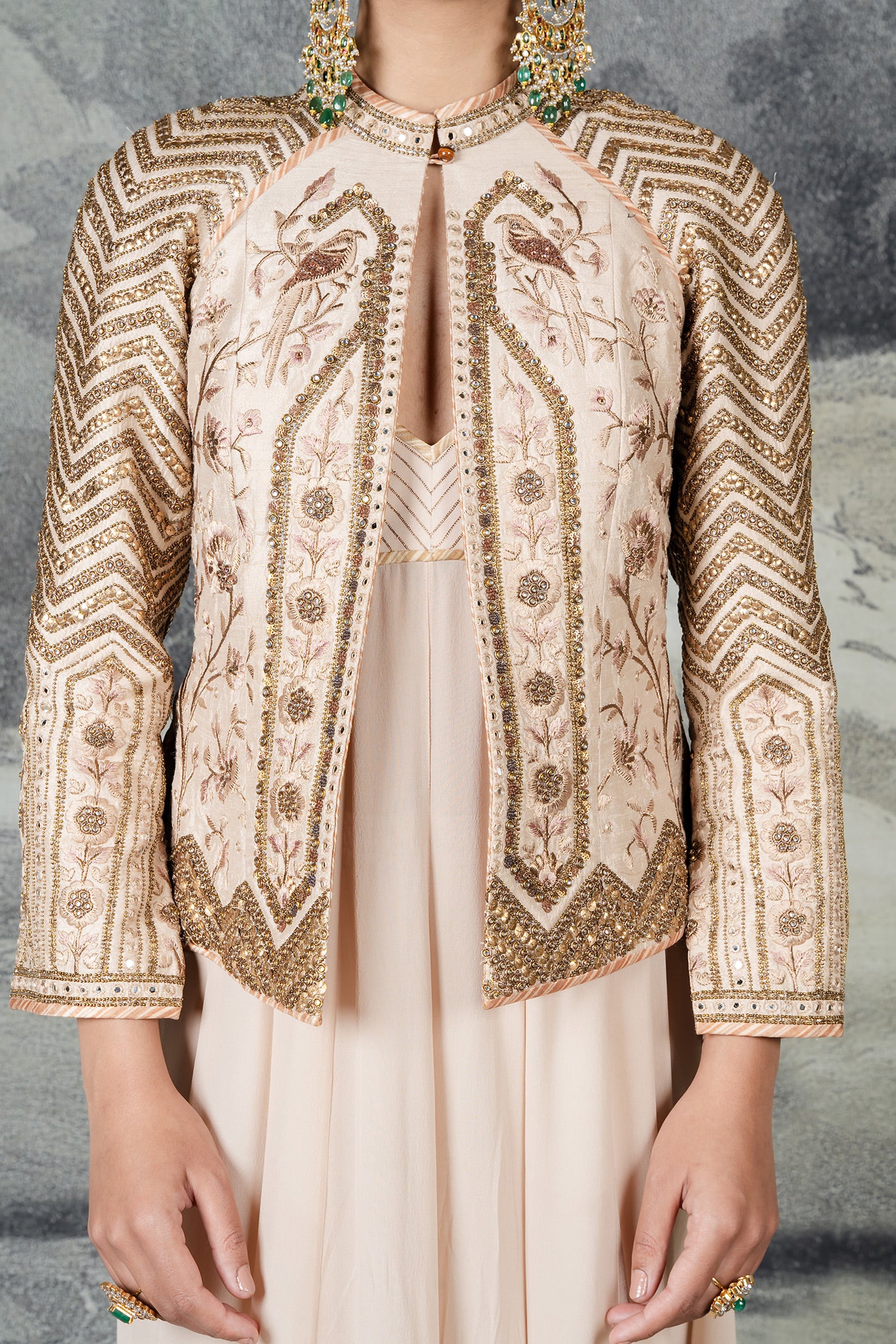 Baby Pink Alika Jacket | BARODA