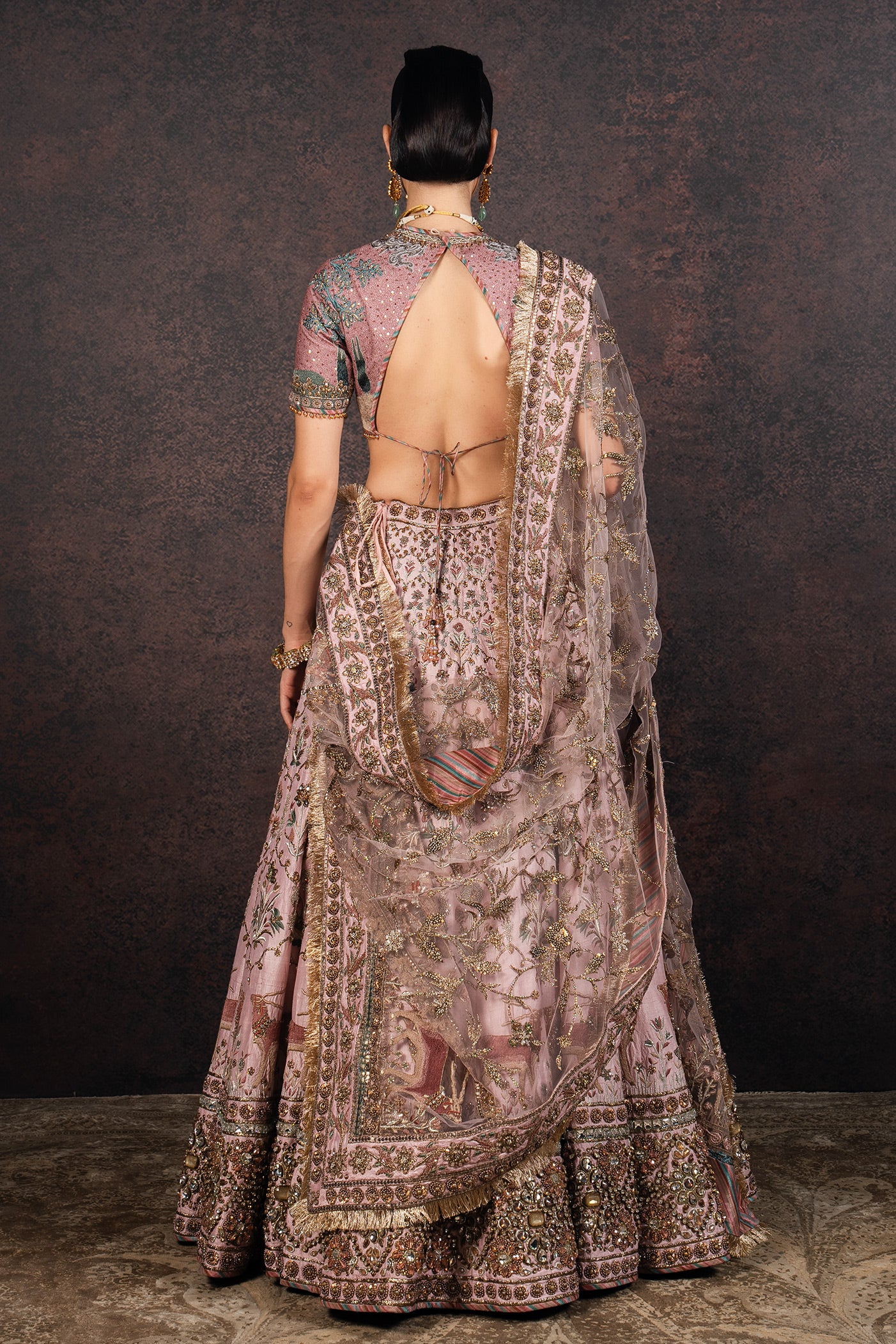 Baby Pink Lehenga Set | MURAQQA