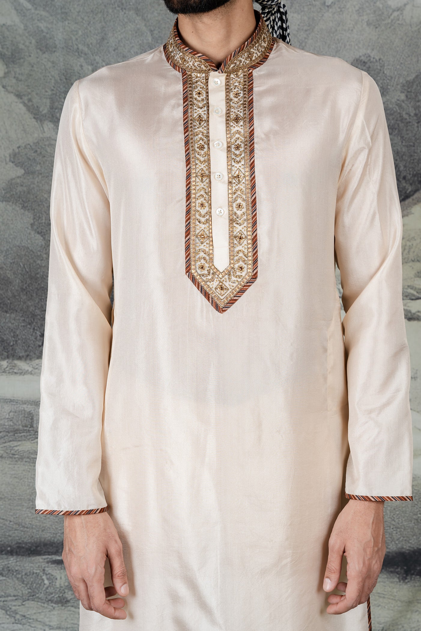 Blush Ivory Kurta Set | BARODA