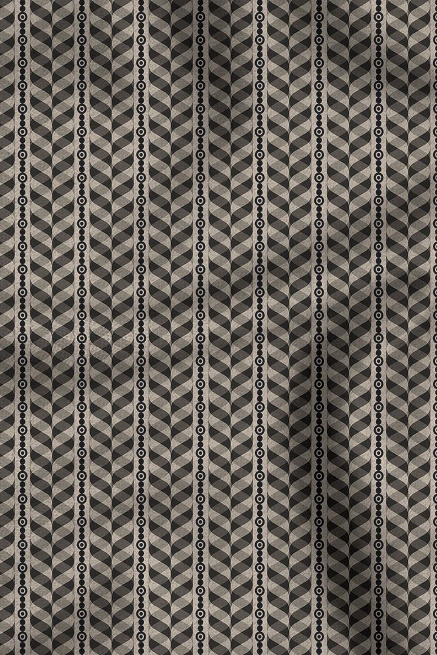 Umber Brown Chevron Cashmere Shawl