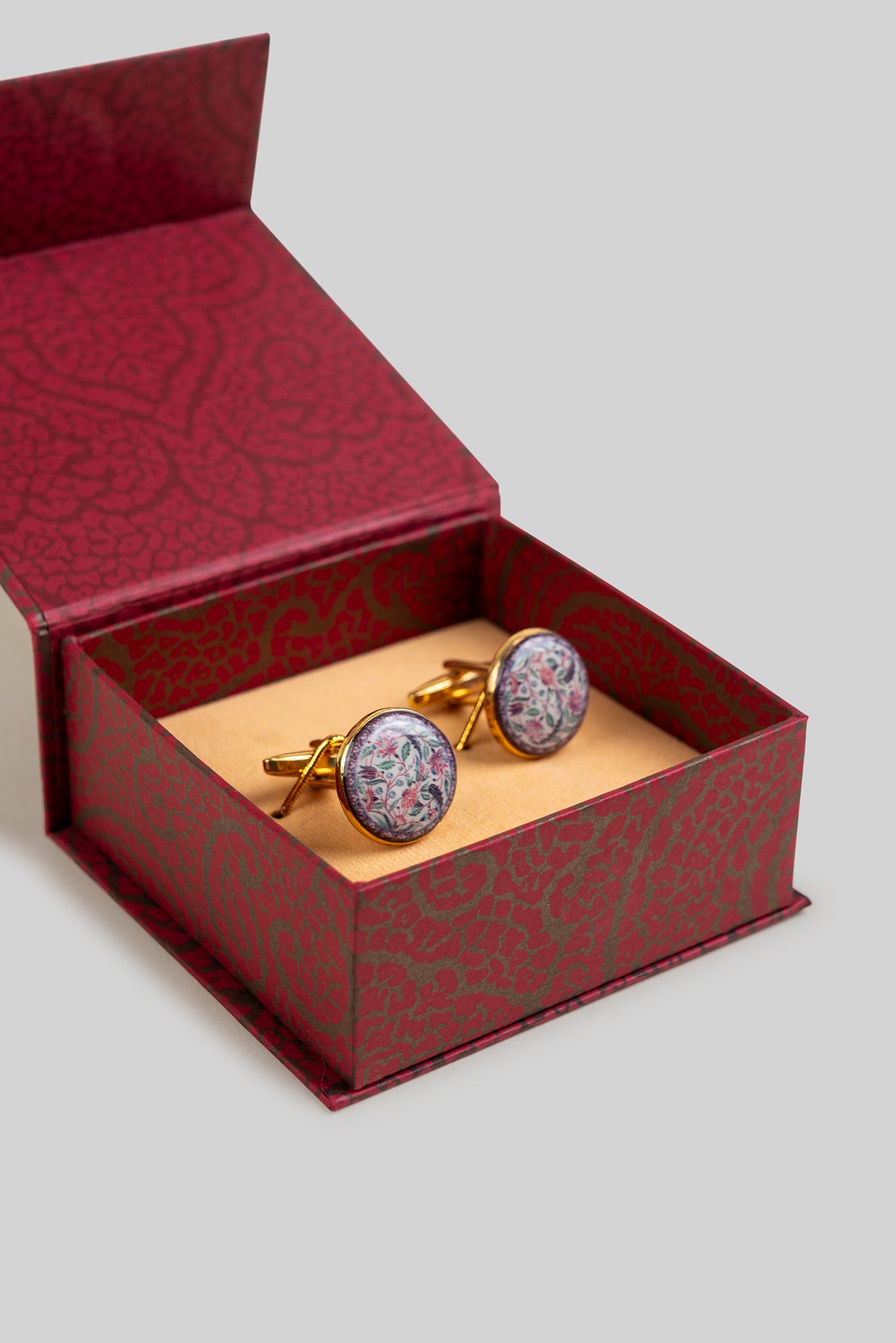 Ivory - Multi Hued Gold -  Plated Cufflinks