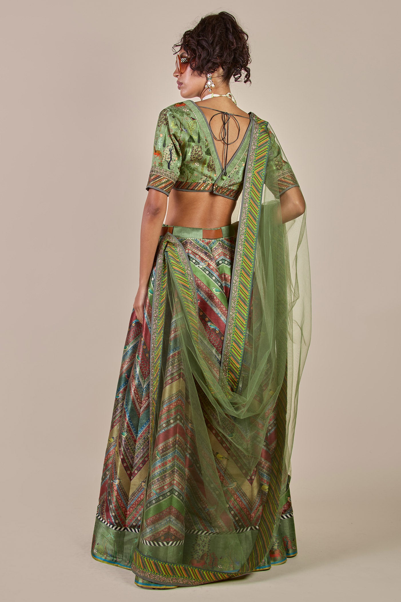 Sap Green Stole | CHHĒ