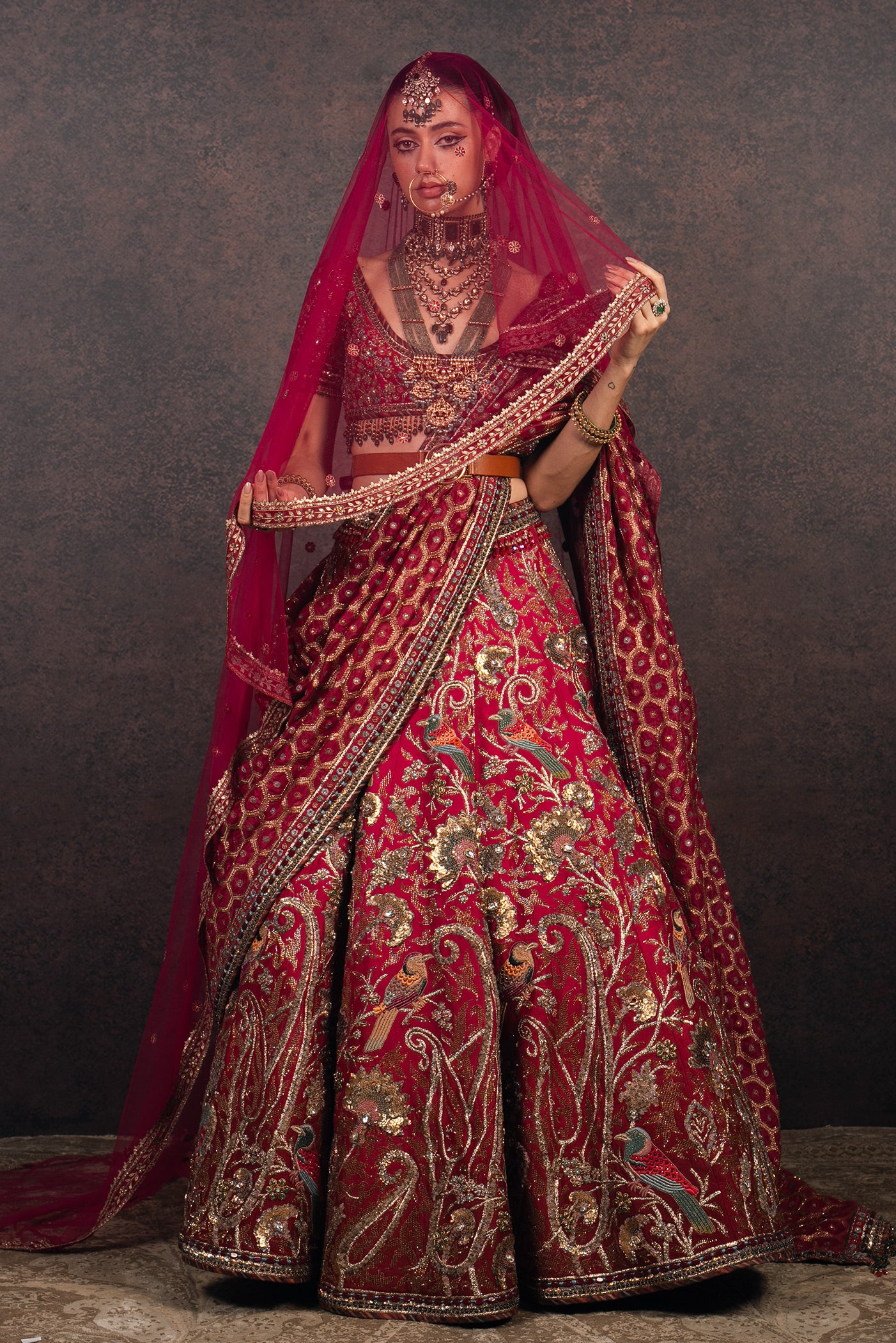 Fuschia Pink Veil | MURAQQA