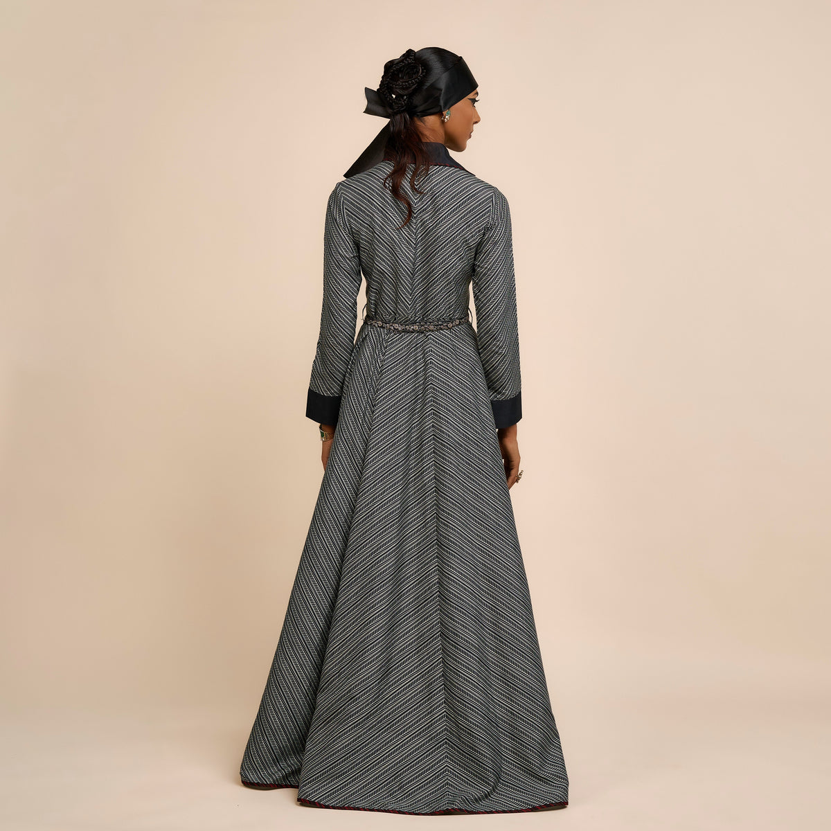 CHEVRON MAXI DRESS | FESTIVE EDIT