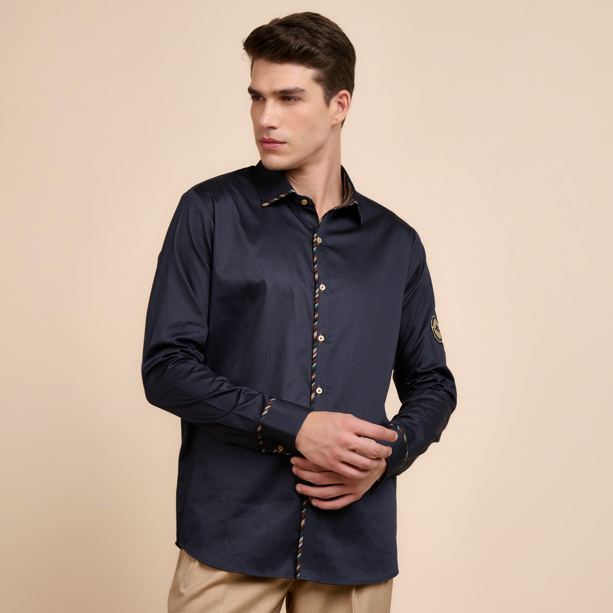 MIDNIGHT BLUE SHIRT | Festive Edit