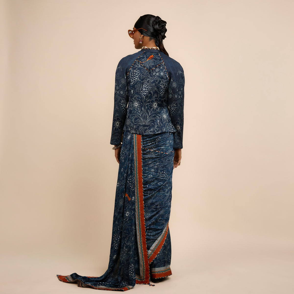 MIDNIGHT BLUE IKA JACKET | FESTIVE EDIT