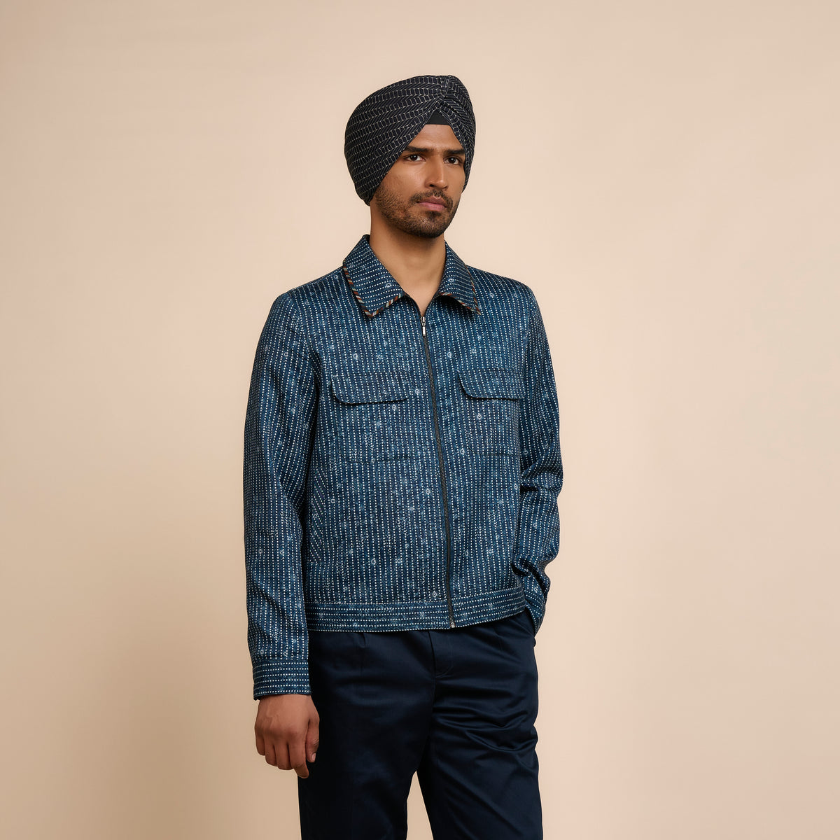 MIDNIGHT BLUE SHACKET | Festive Edit