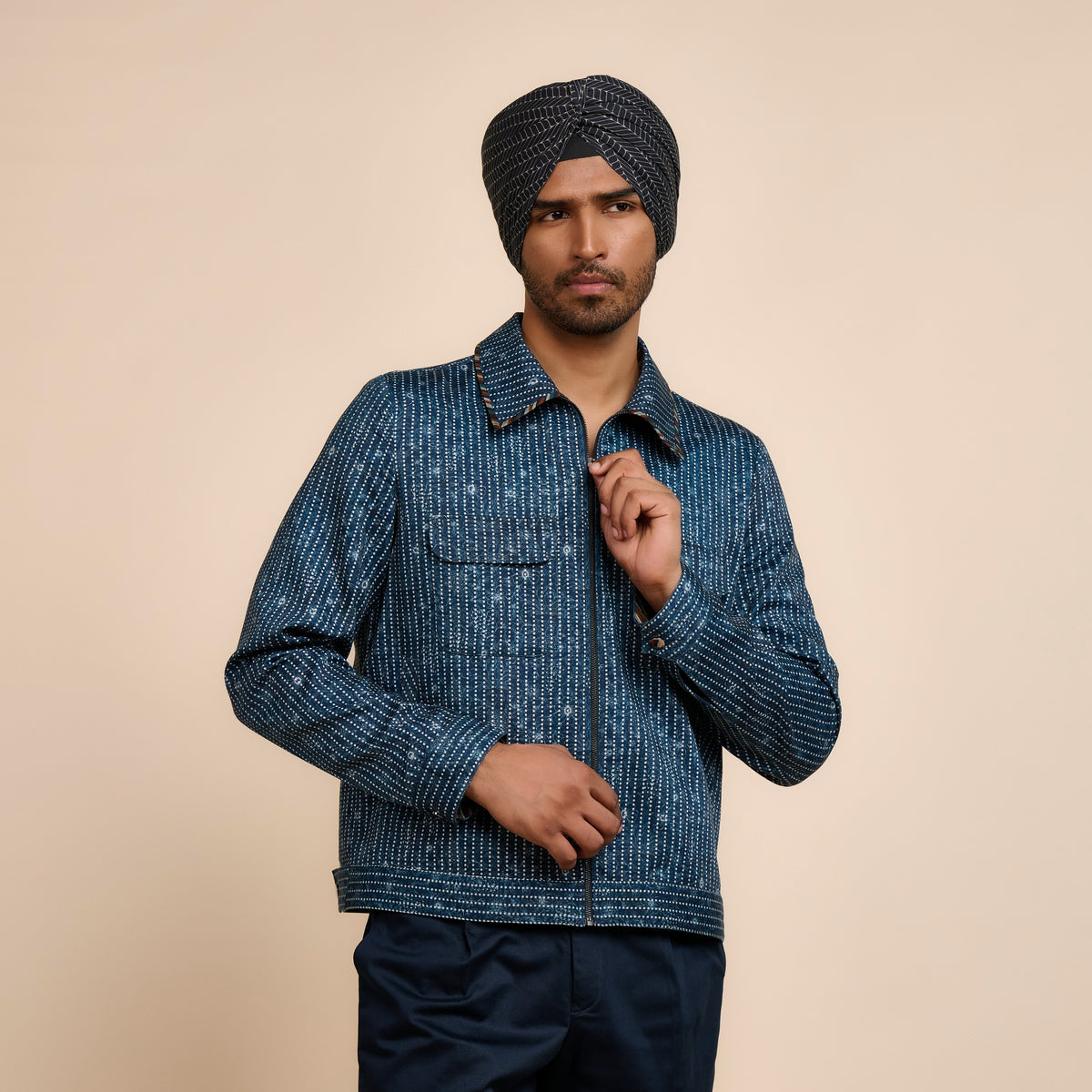 MIDNIGHT BLUE SHACKET | Festive Edit