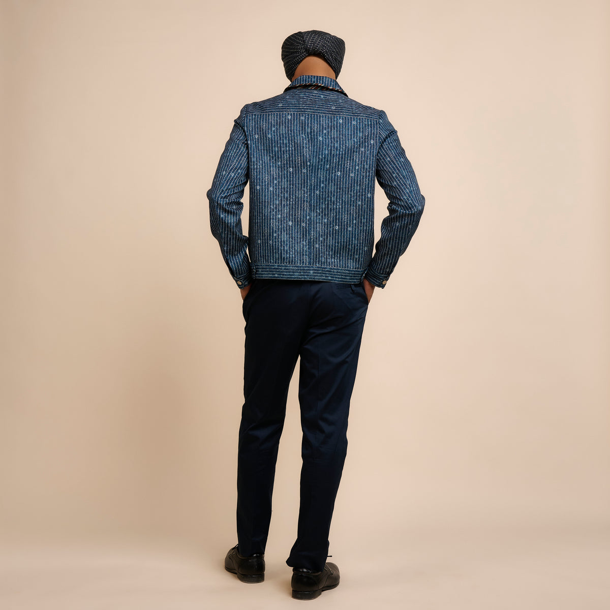 MIDNIGHT BLUE SHACKET | Festive Edit