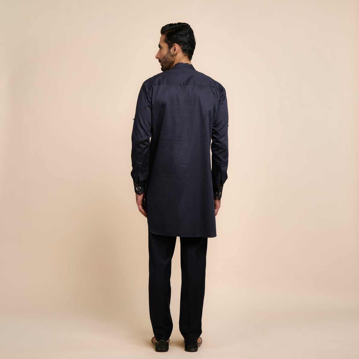 MIDNIGHT BLUE KURTA | Festive Edit