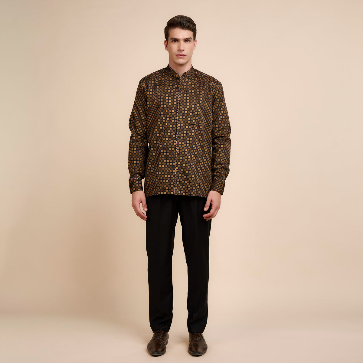 OCHRE YELLOW SHIRT | Festive Edit
