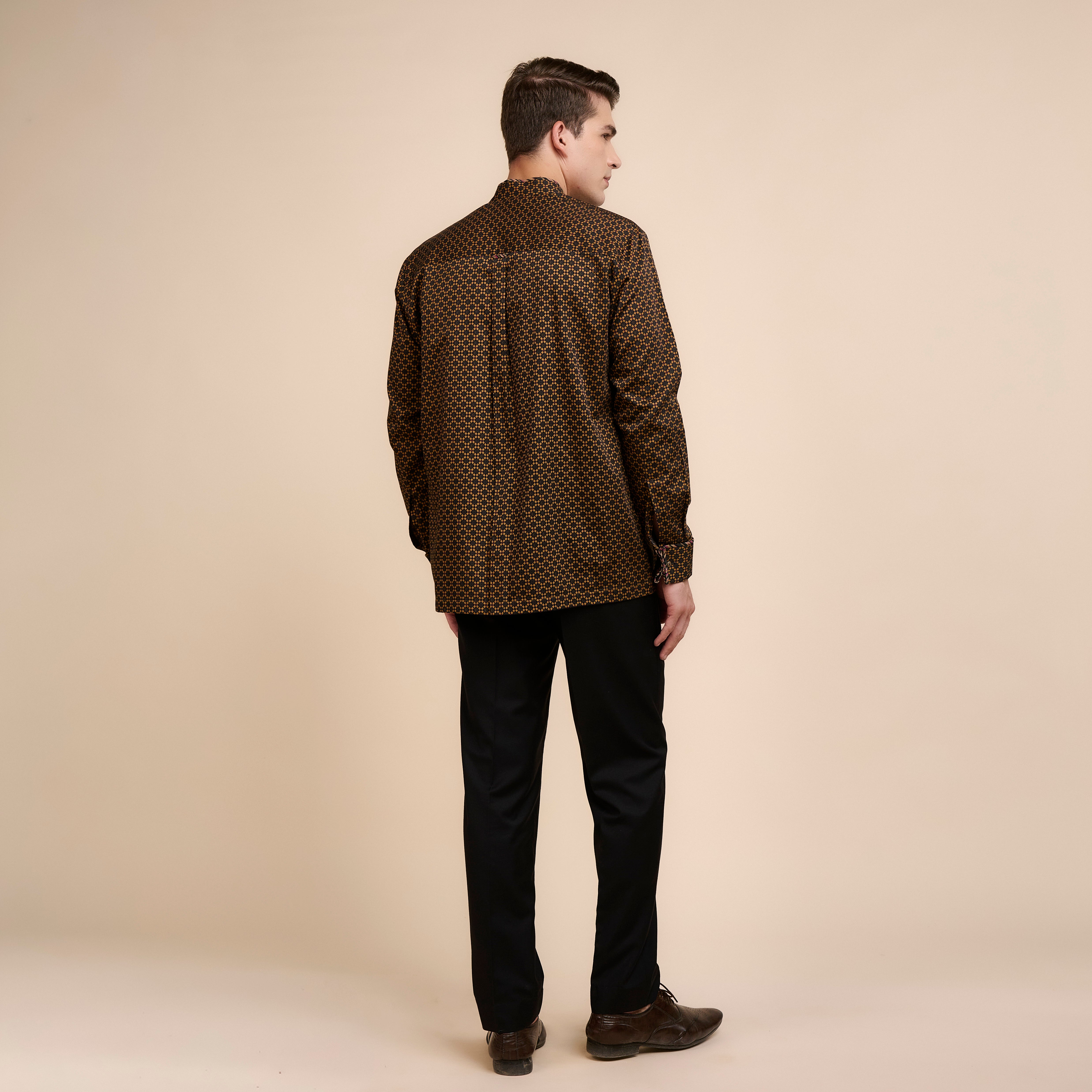 Bronze Printed Shirt | Nau