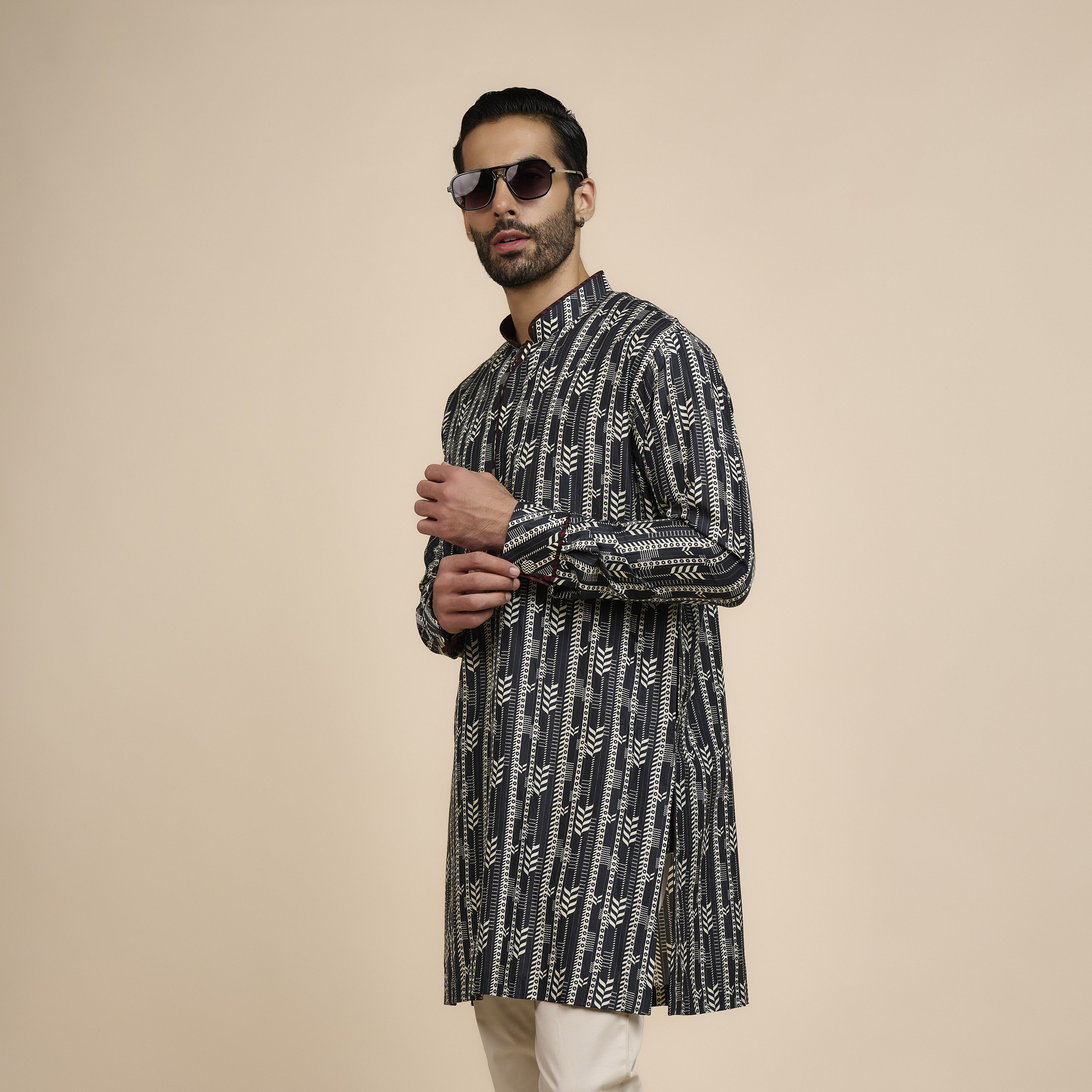 Chevron Printed Kurta | Nau
