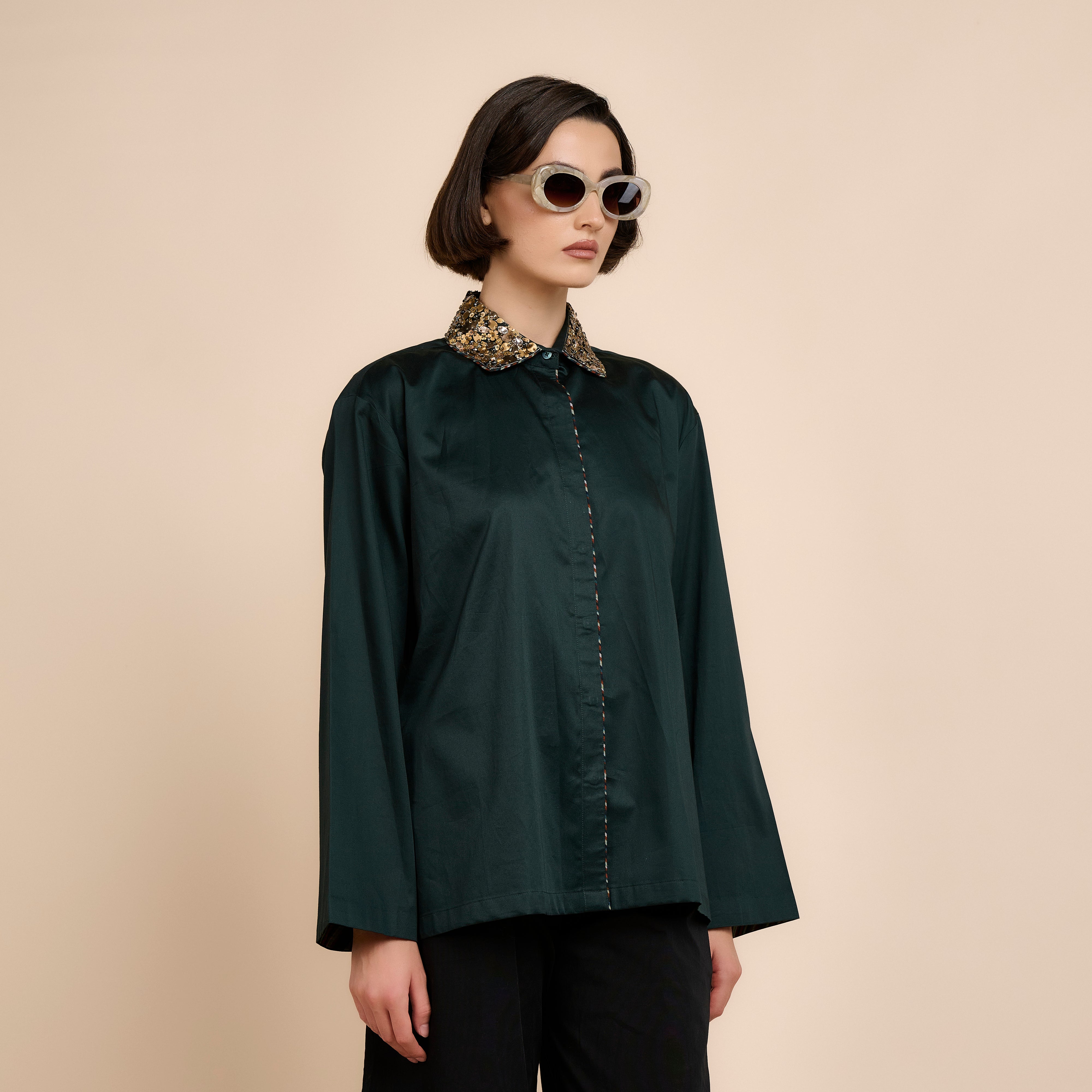Emerald Green Top | Nau