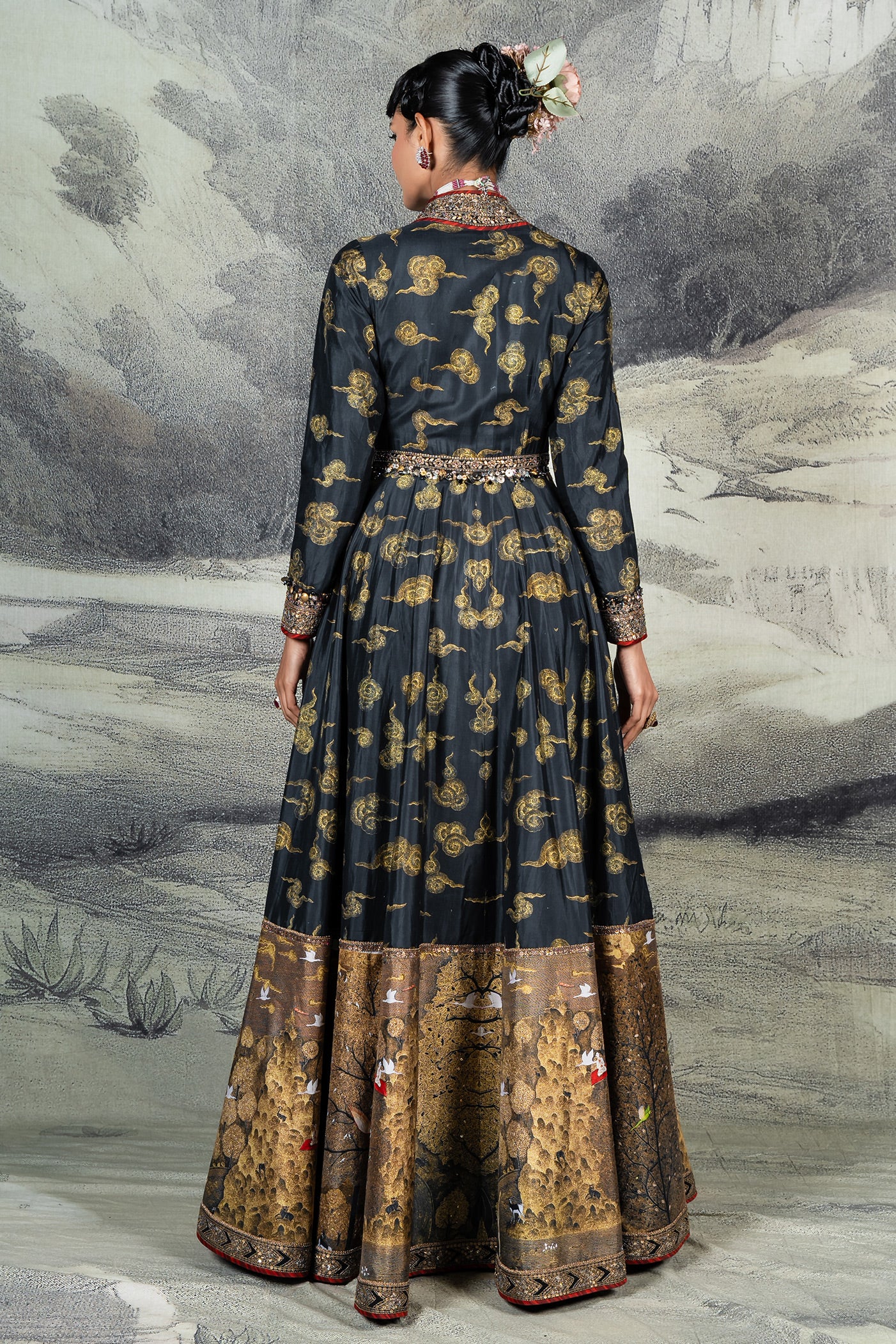 Midnight Blue Jacket Set | BARODA