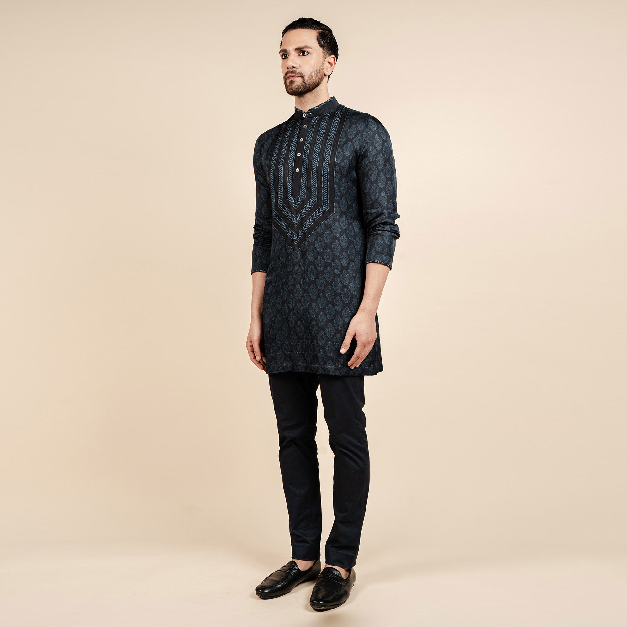 Midnight Blue Kurta | CHAR