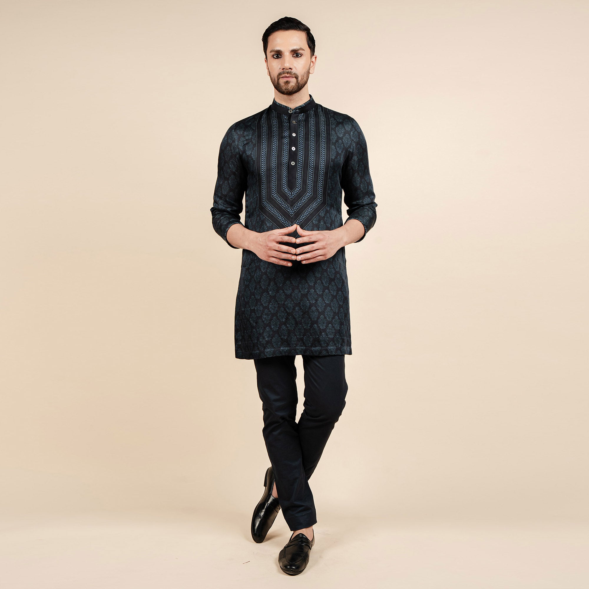Midnight Blue Kurta | CHAR
