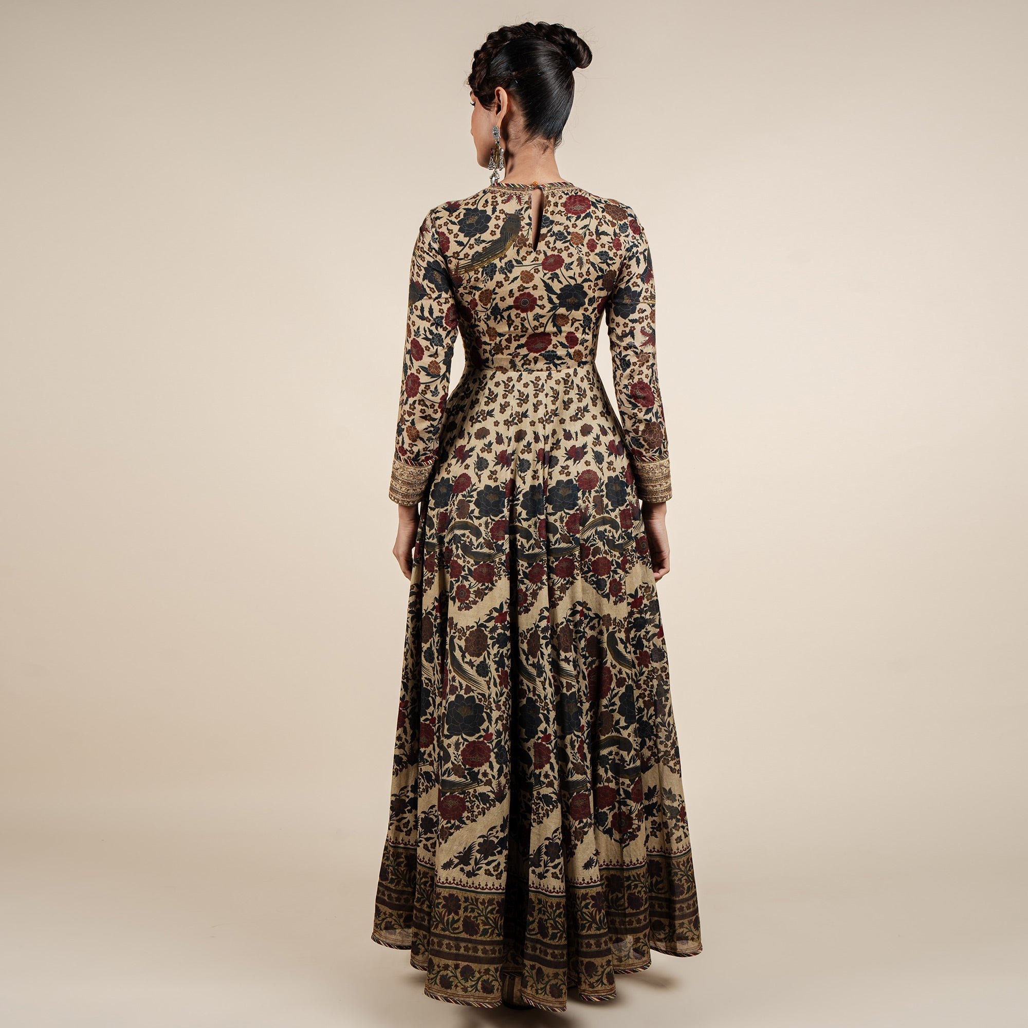 Multi-Hued Printed Anarkali | CHAR