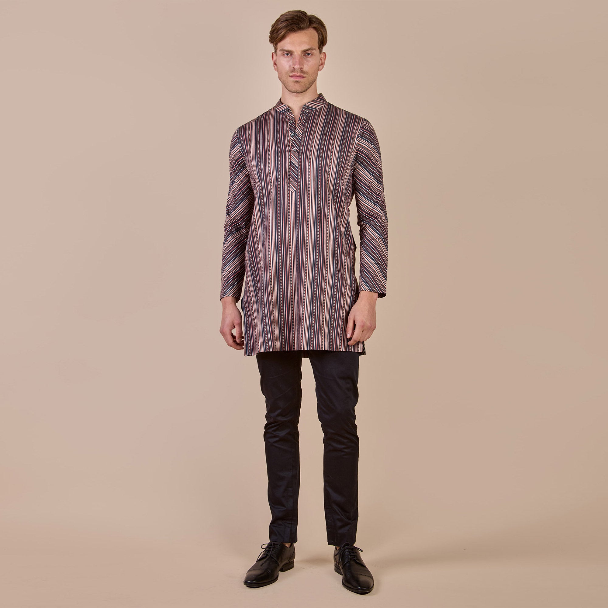 Multi Hued Striped Kurta | PANJ