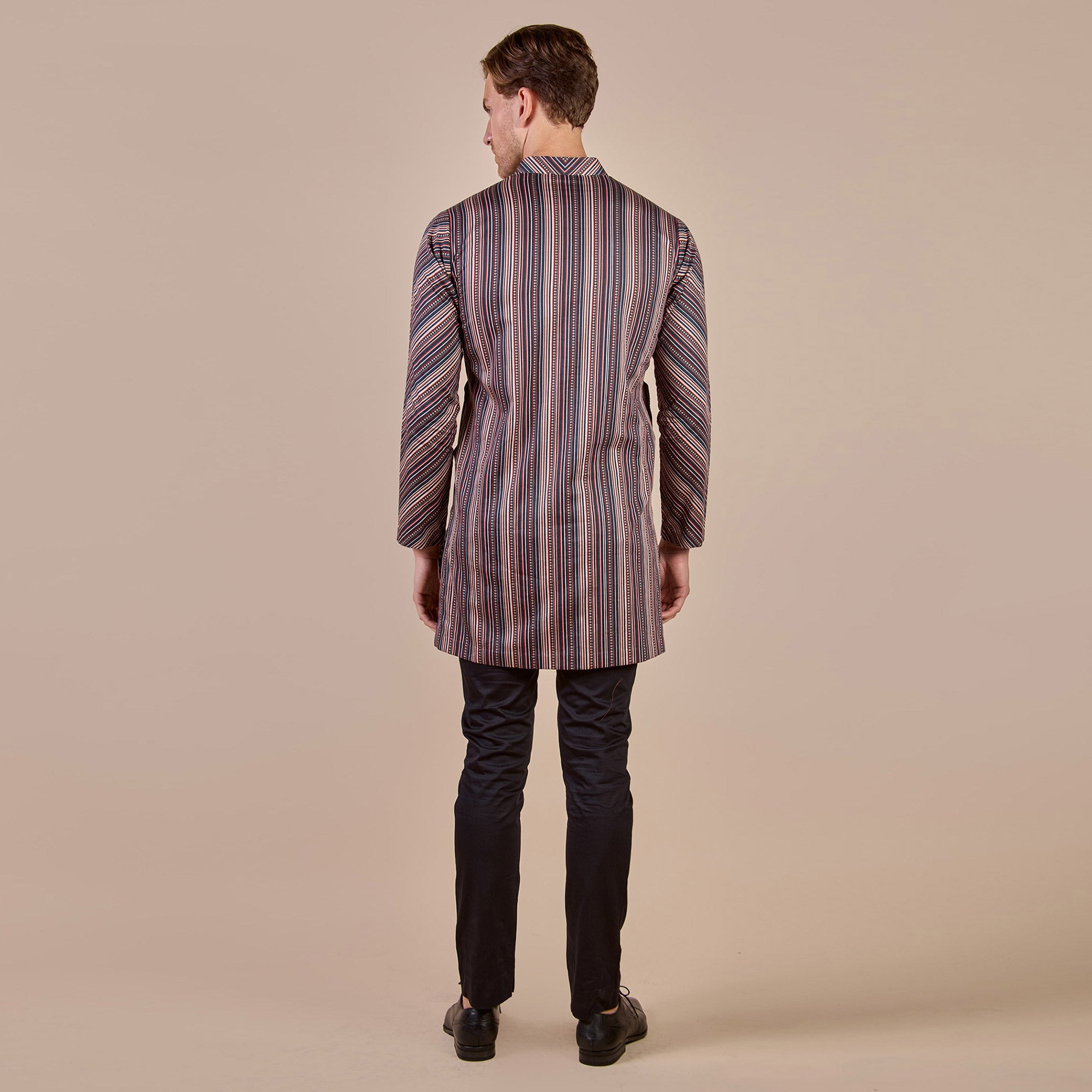 Multi Hued Striped Kurta | PANJ