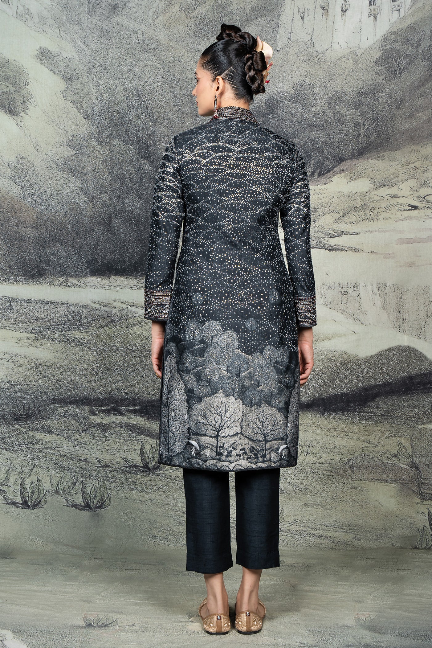 Navy Blue Tunic Set | BARODA