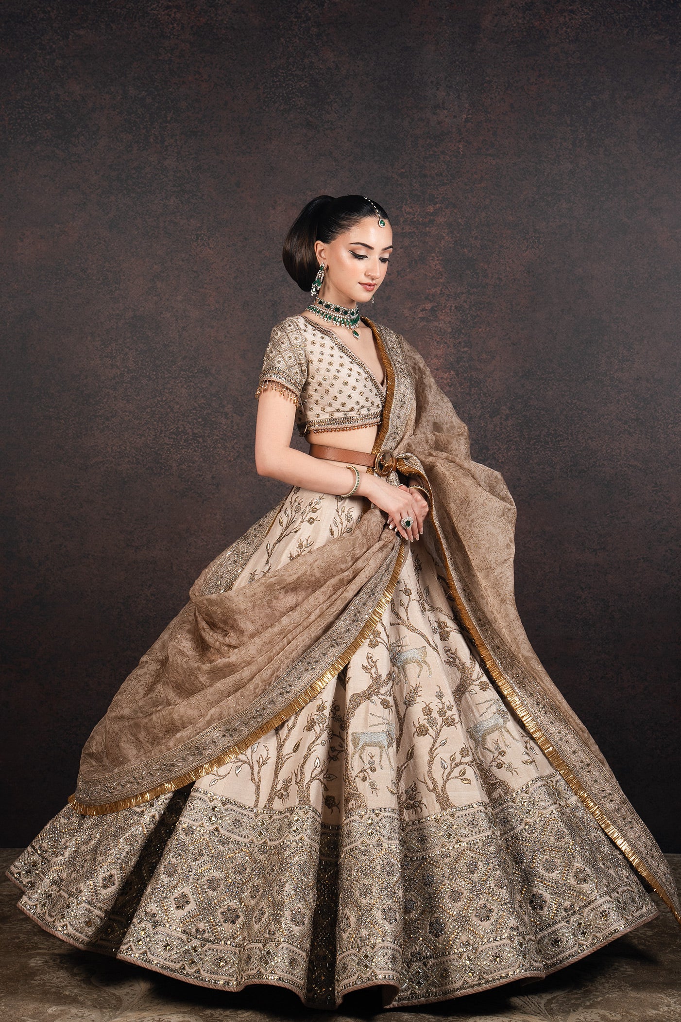 Nugrey Lehenga Set | MURAQQA