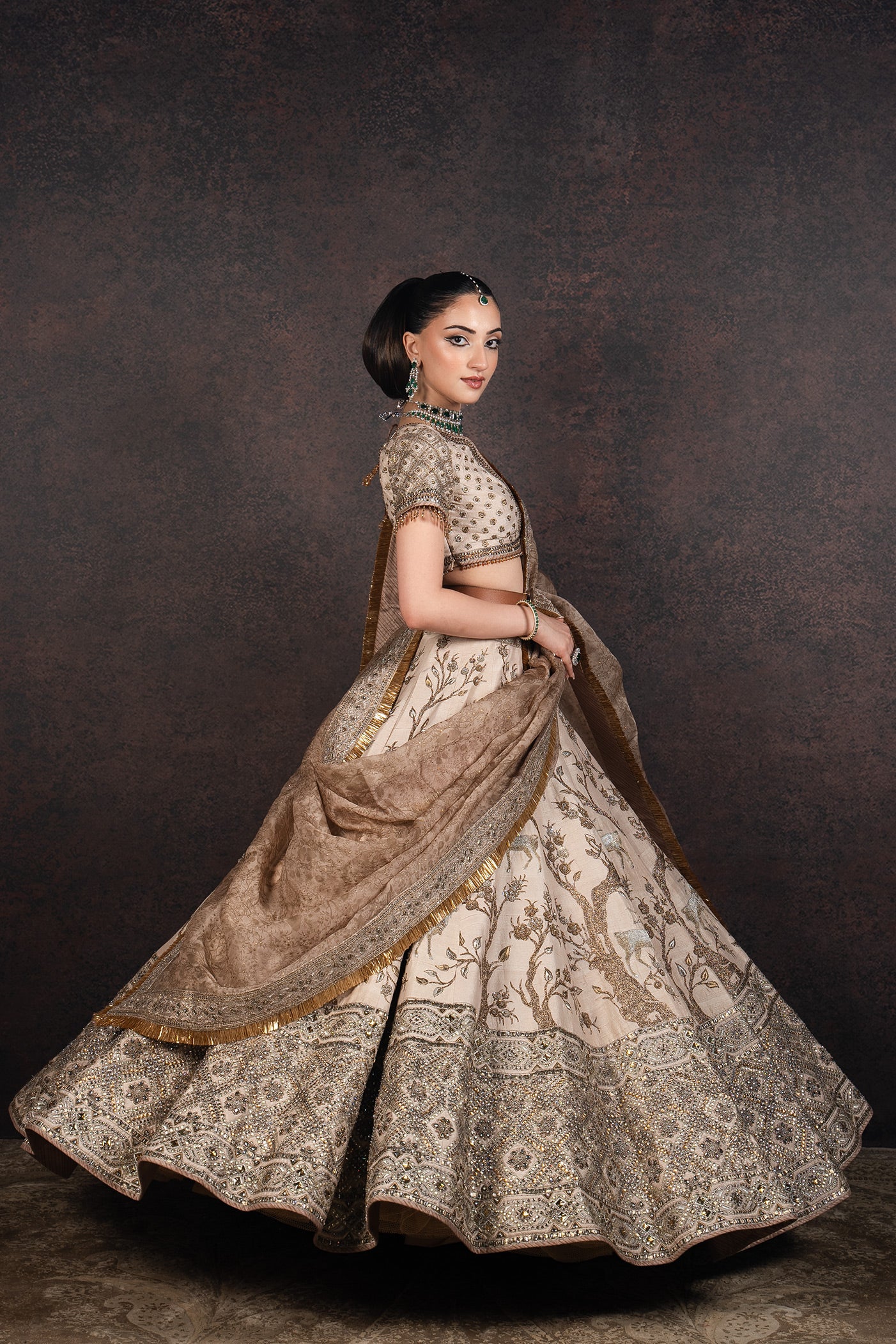 Nugrey Lehenga Set | MURAQQA