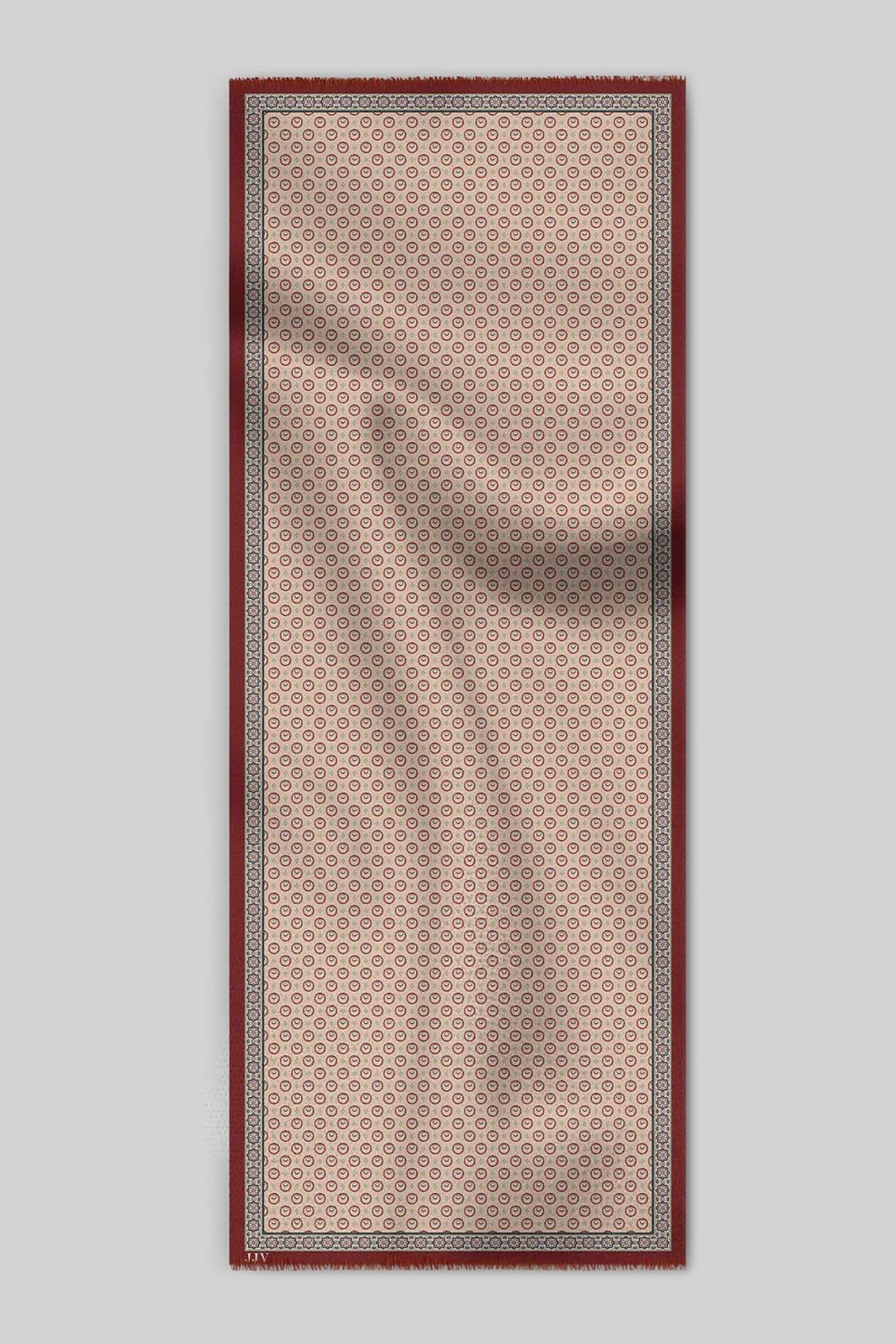 Nugrey Printed Woollen Scarf