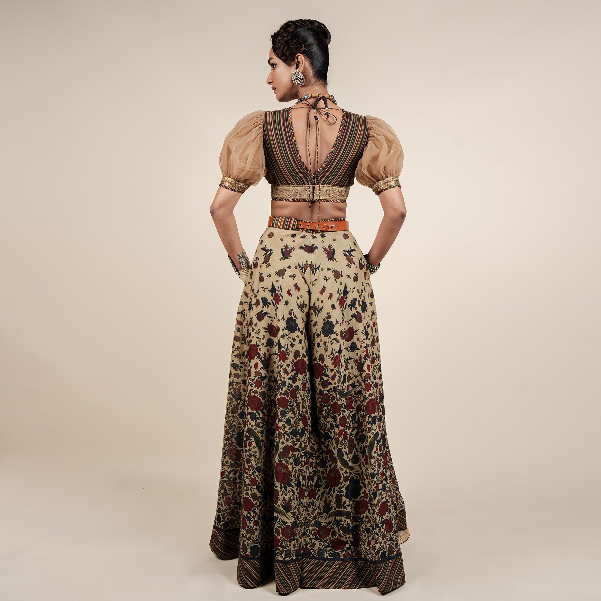 Oat Beige Sharara Set | CHAR