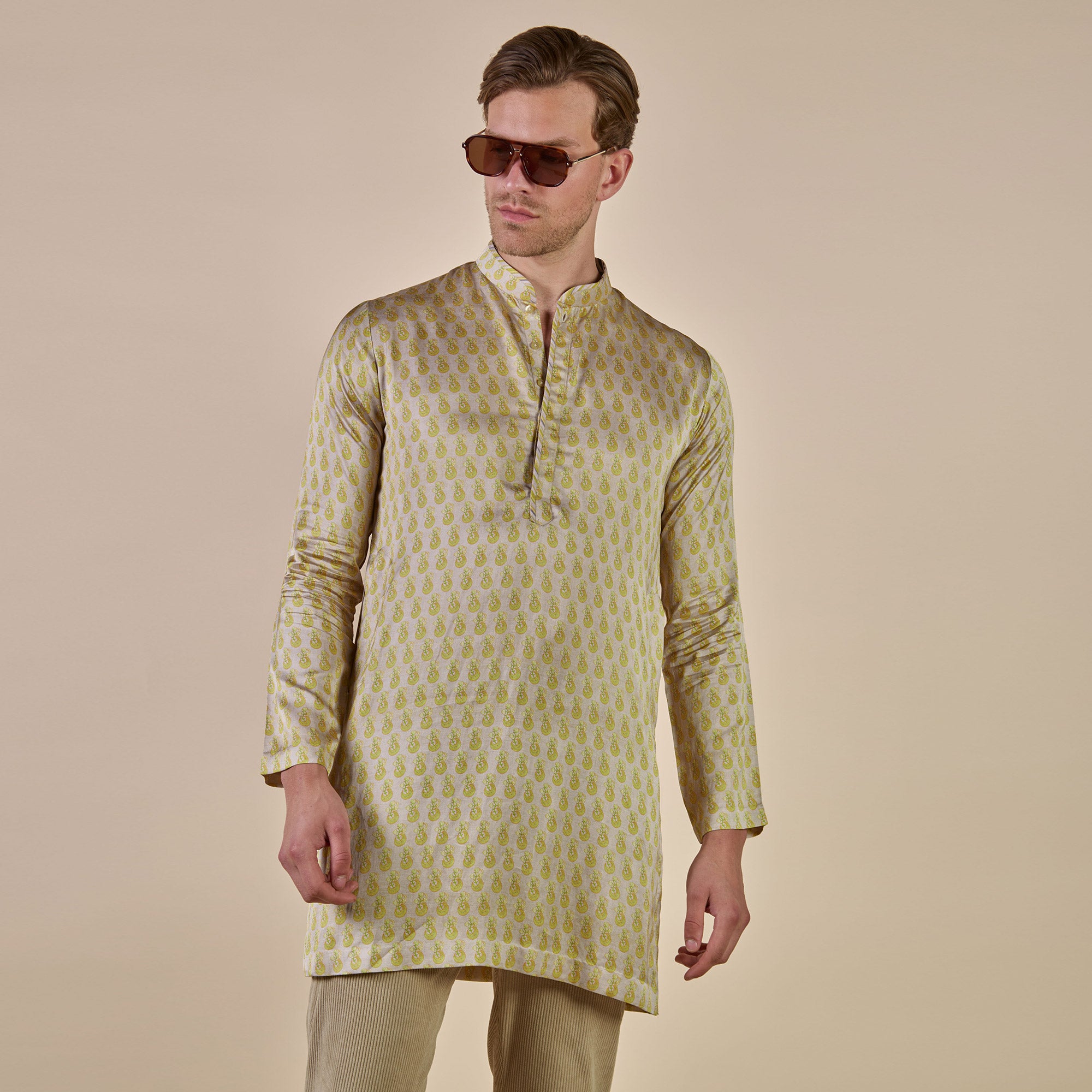 Olive Yellow Kurta | CHHĒ