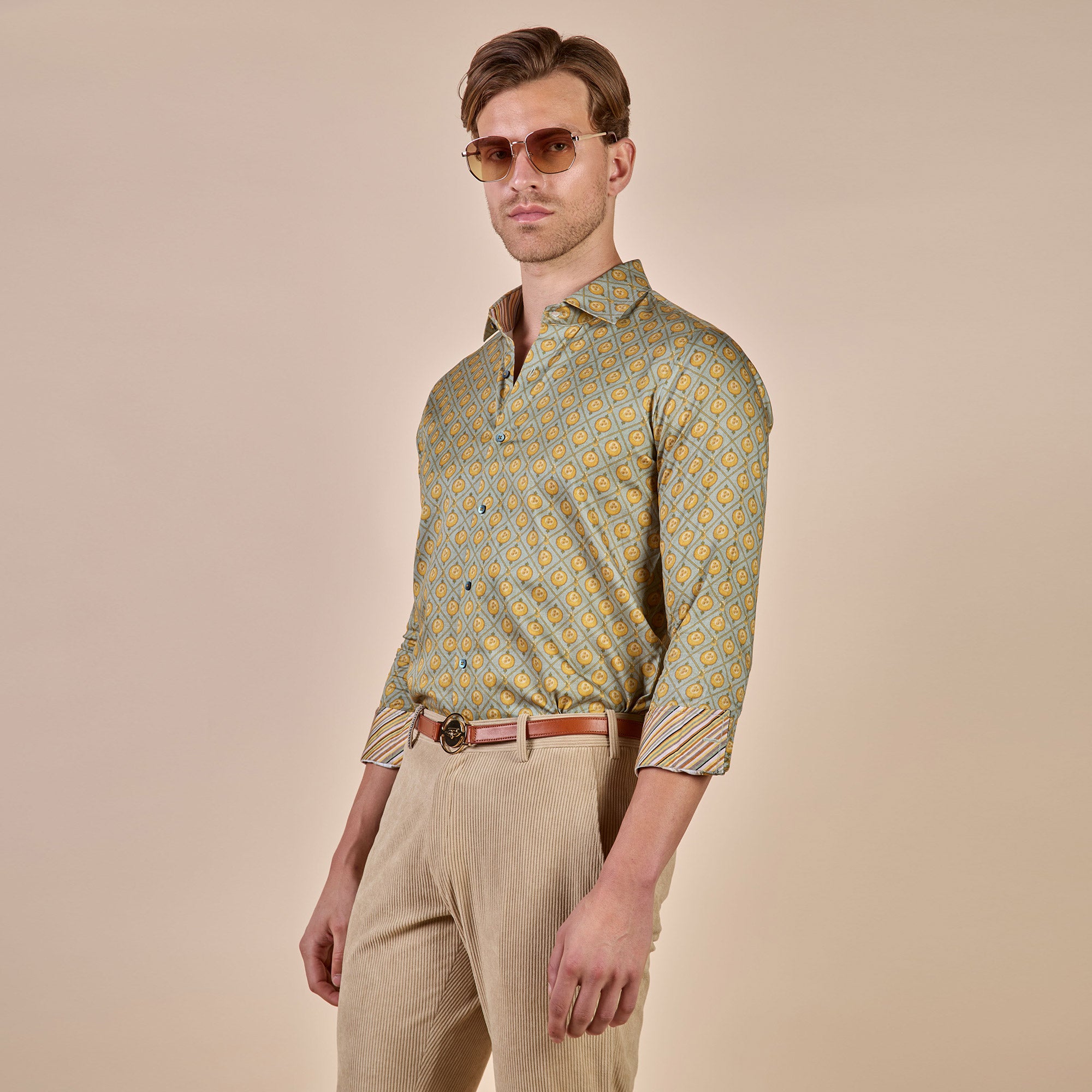 Olive Yellow Shirt | CHHĒ