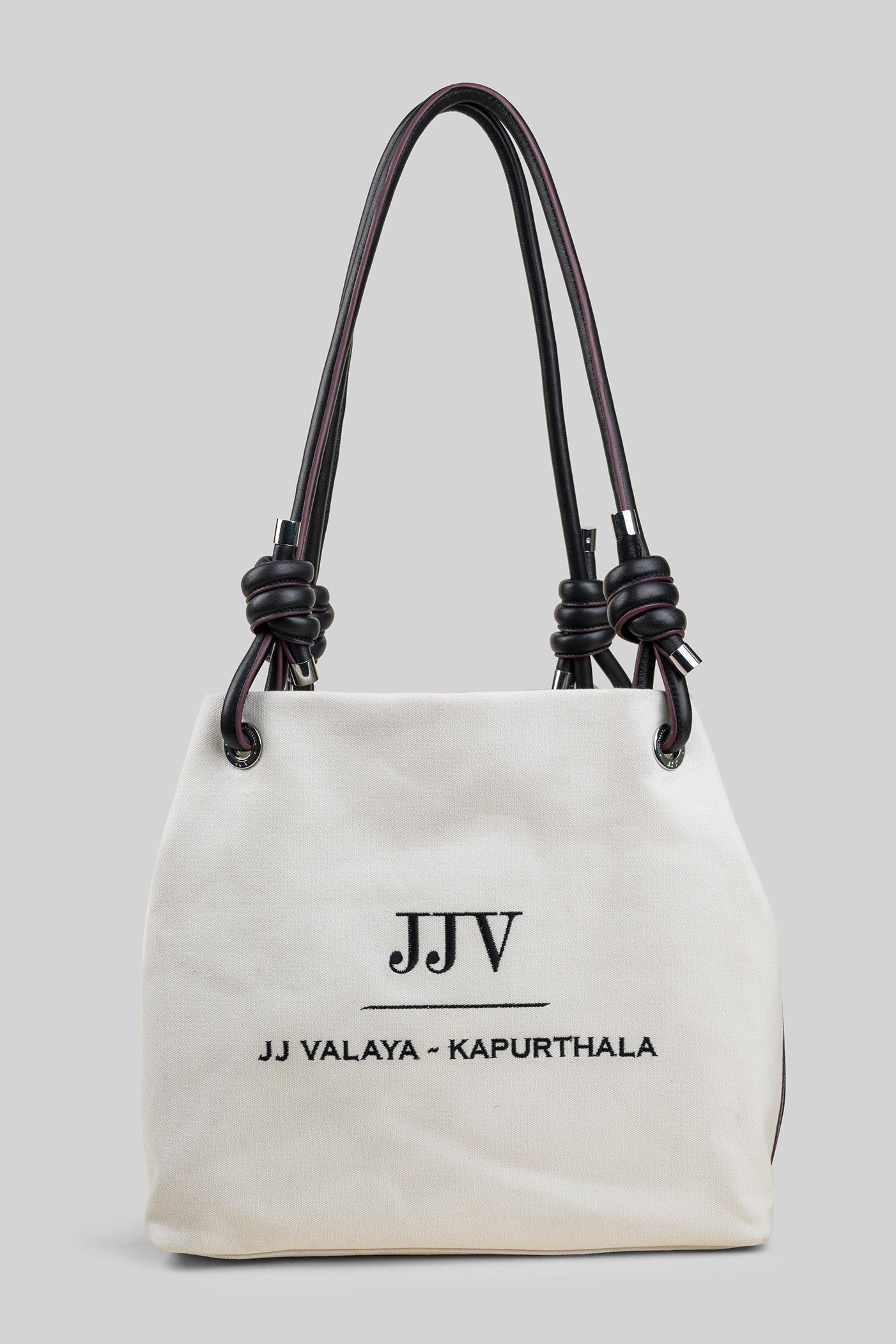 Pearl Ivory Canvas Tote Shopper