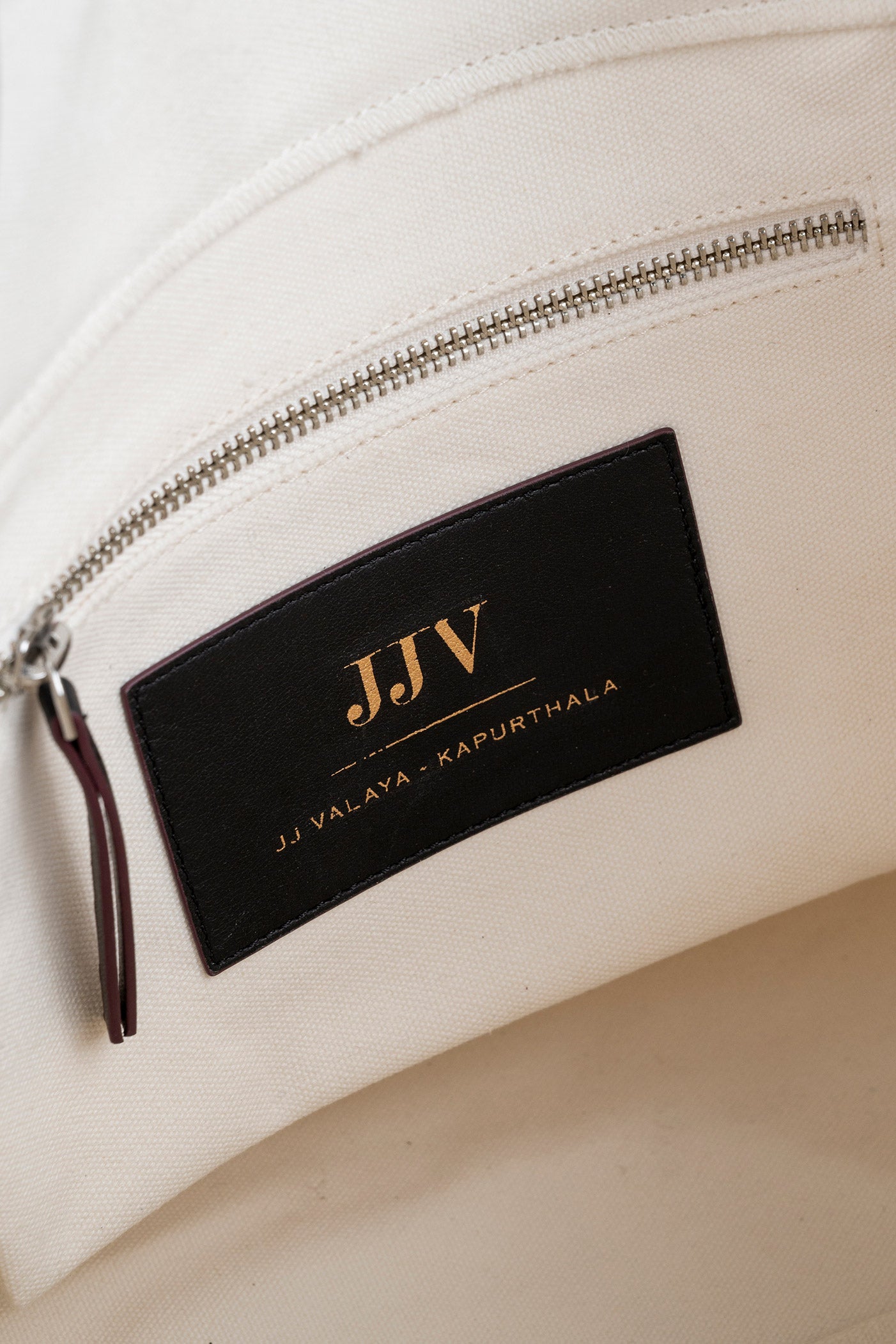 Pearl Ivory Canvas Tote Shopper