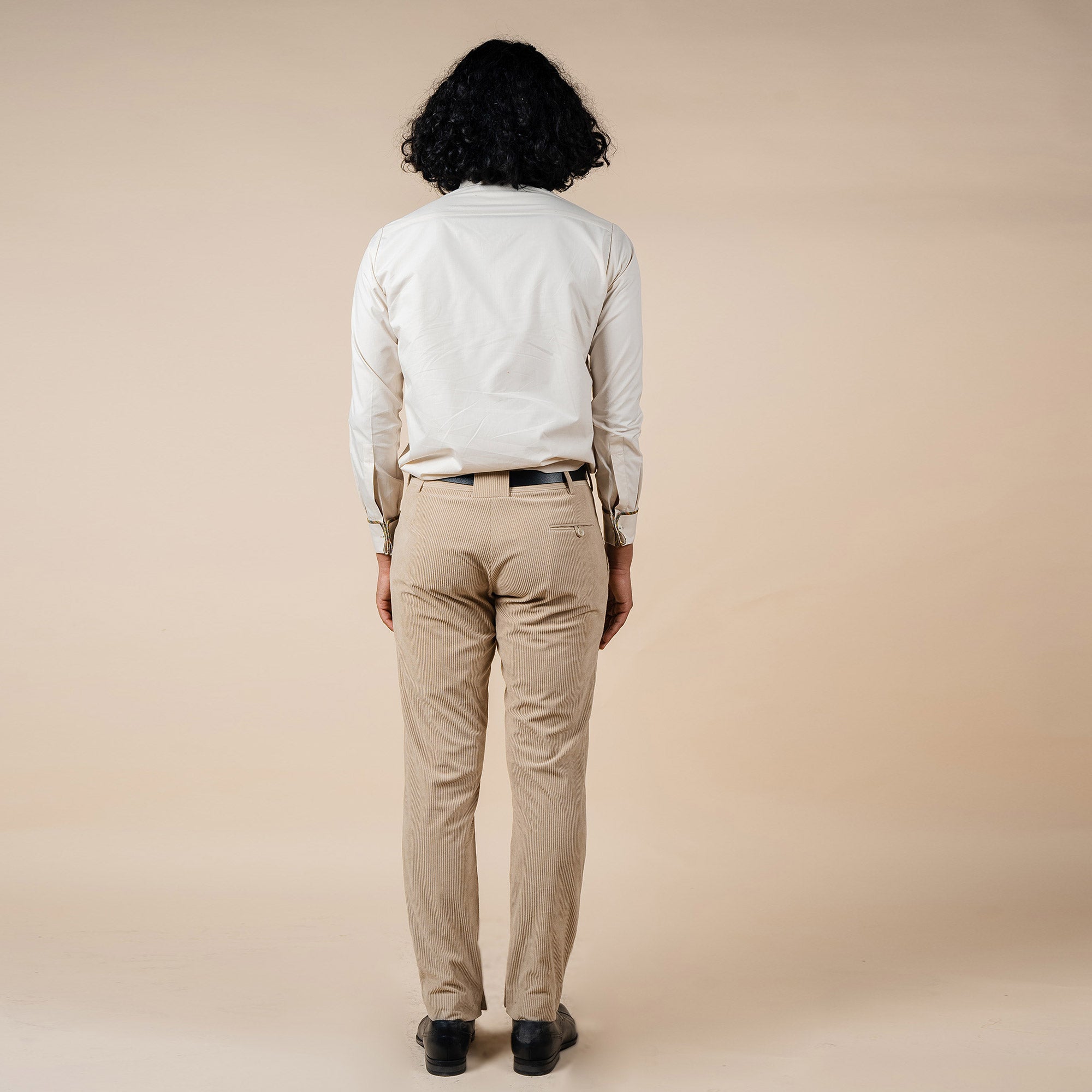Pearl Ivory Single Piping Phoenix Shirt | PANJ