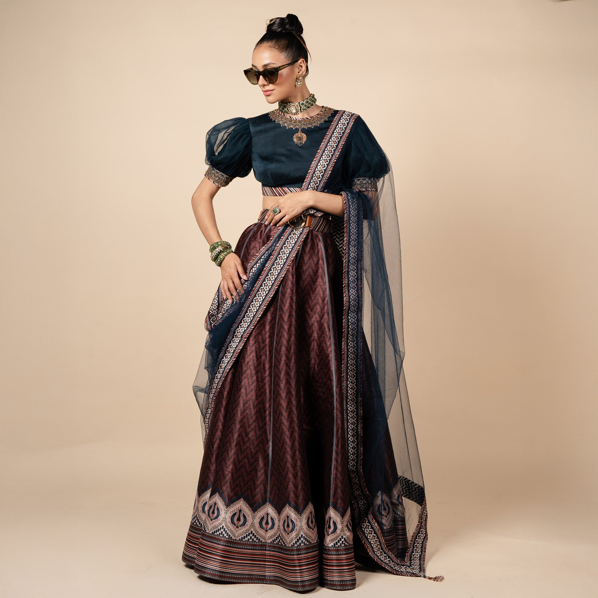 Prussian Blue Stole | PANJ