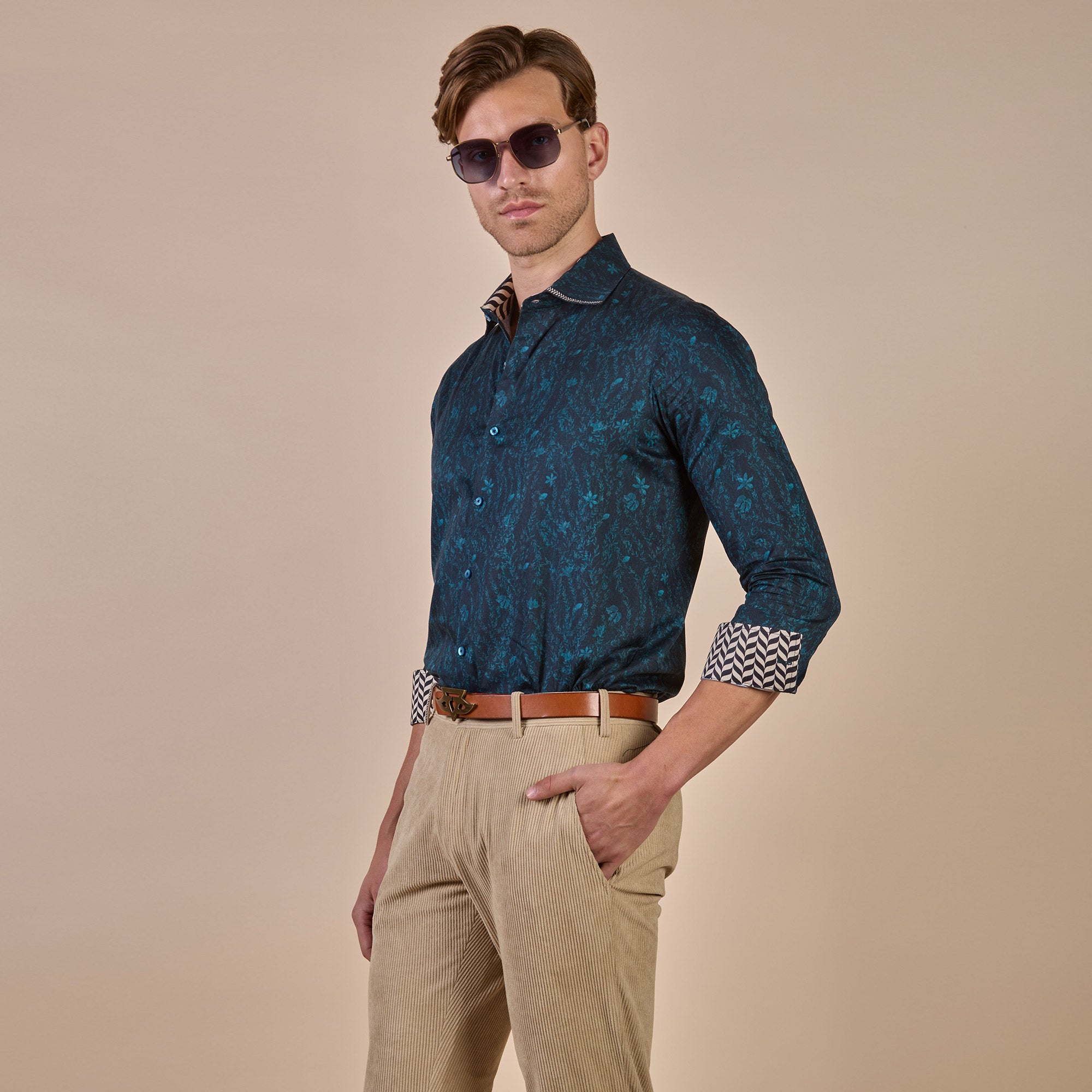 Prussian Blue Shirt | CHHĒ