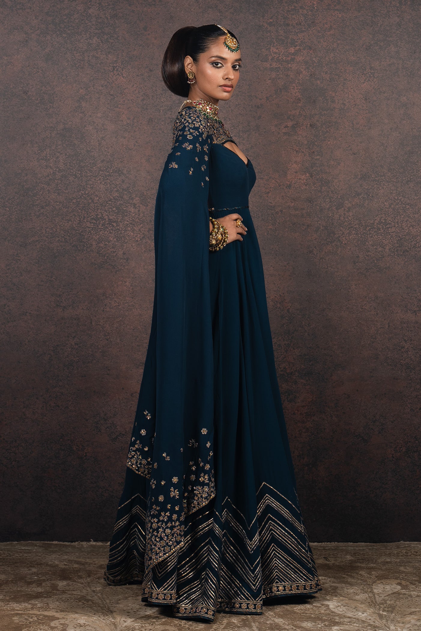 Prussian Blue Tunic Set | MURAQQA