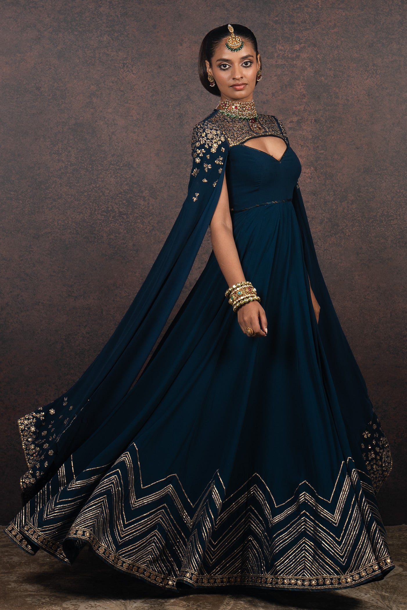 Prussian Blue Tunic Set | MURAQQA