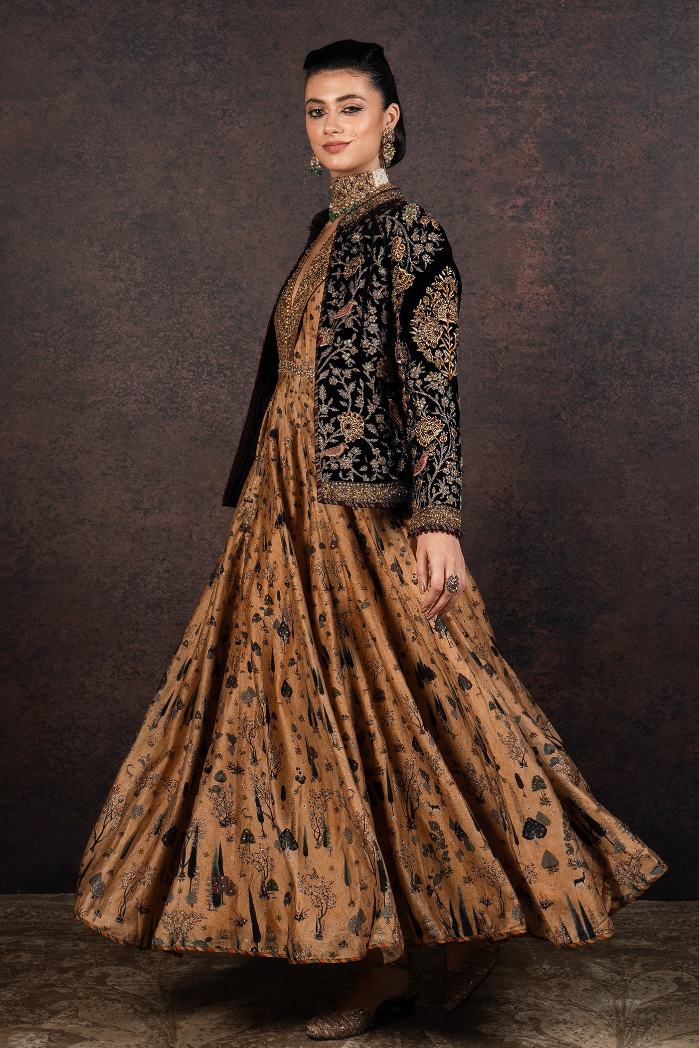 Rich Black Alika Jacket | MURAQQA
