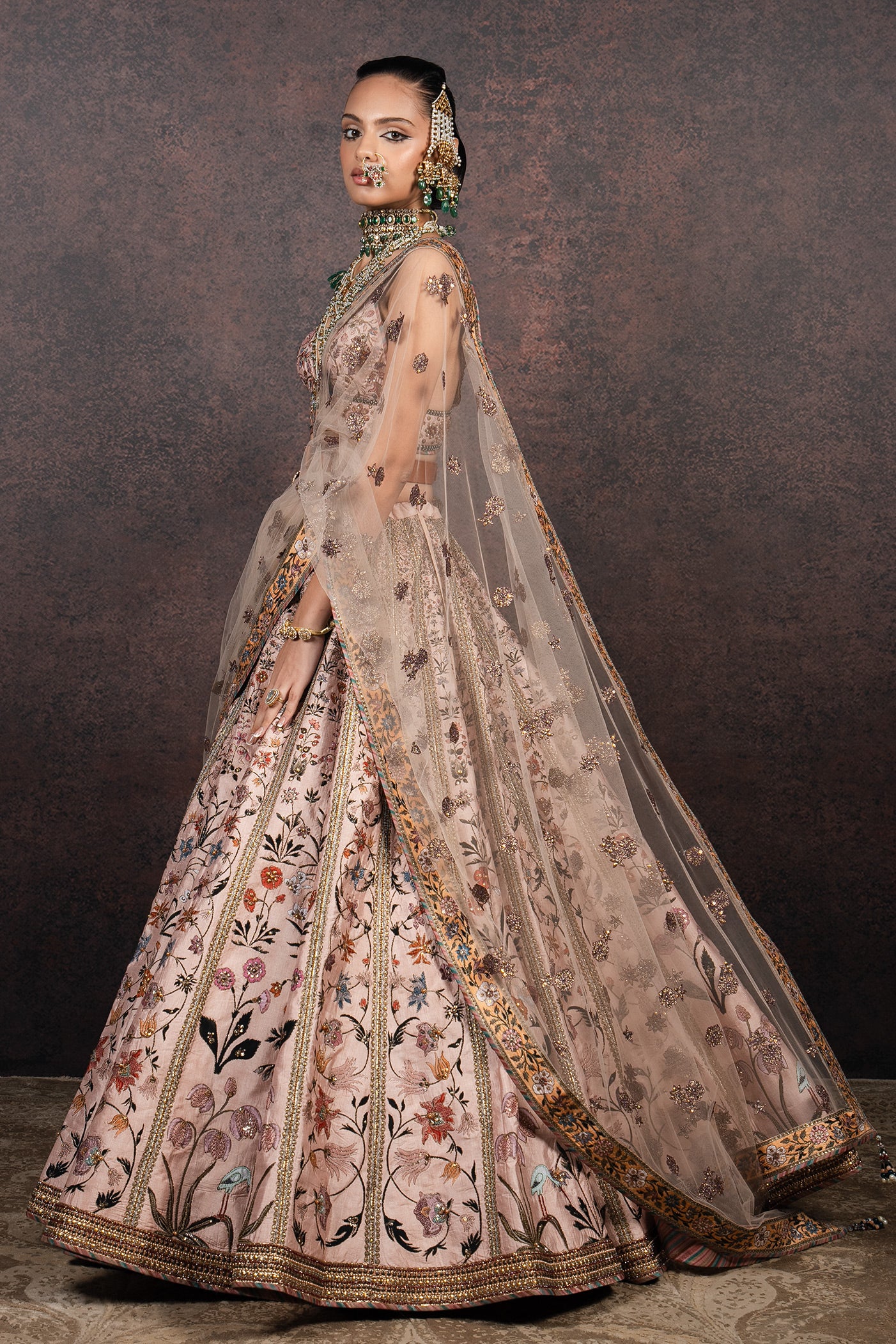 Rose Pink Lehenga Set | MURAQQA