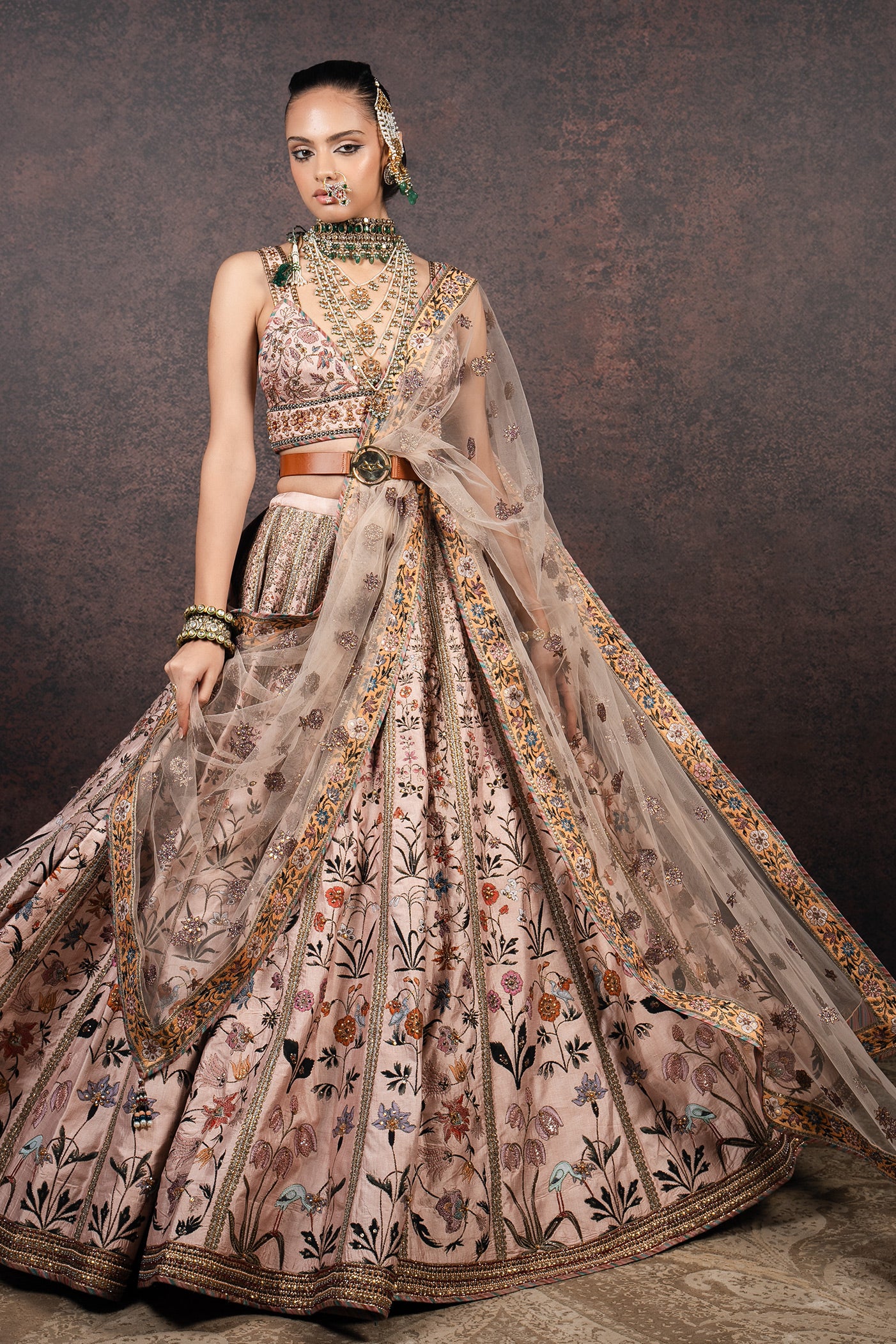 Rose Pink Lehenga Set | MURAQQA