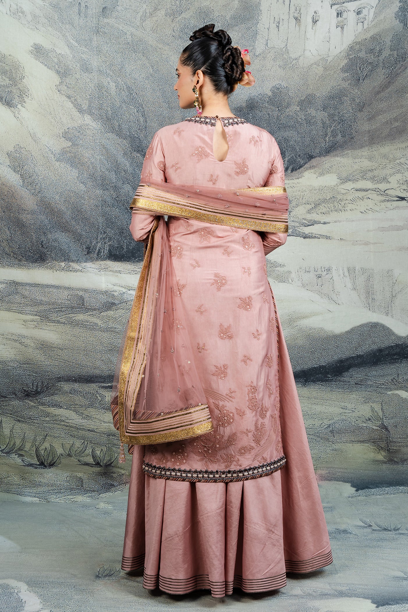 Rose Pink Tunic Set | BARODA