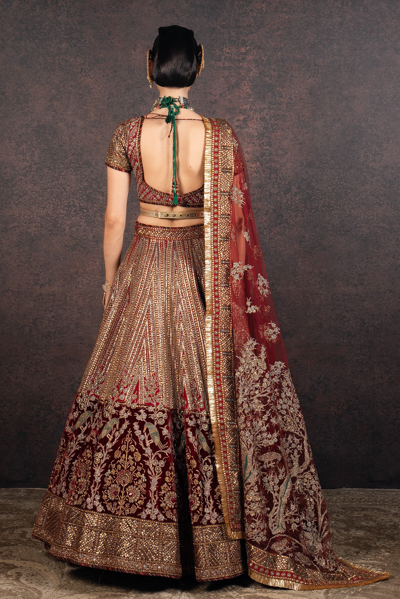 Royal Red Lehenga Set | MURAQQA
