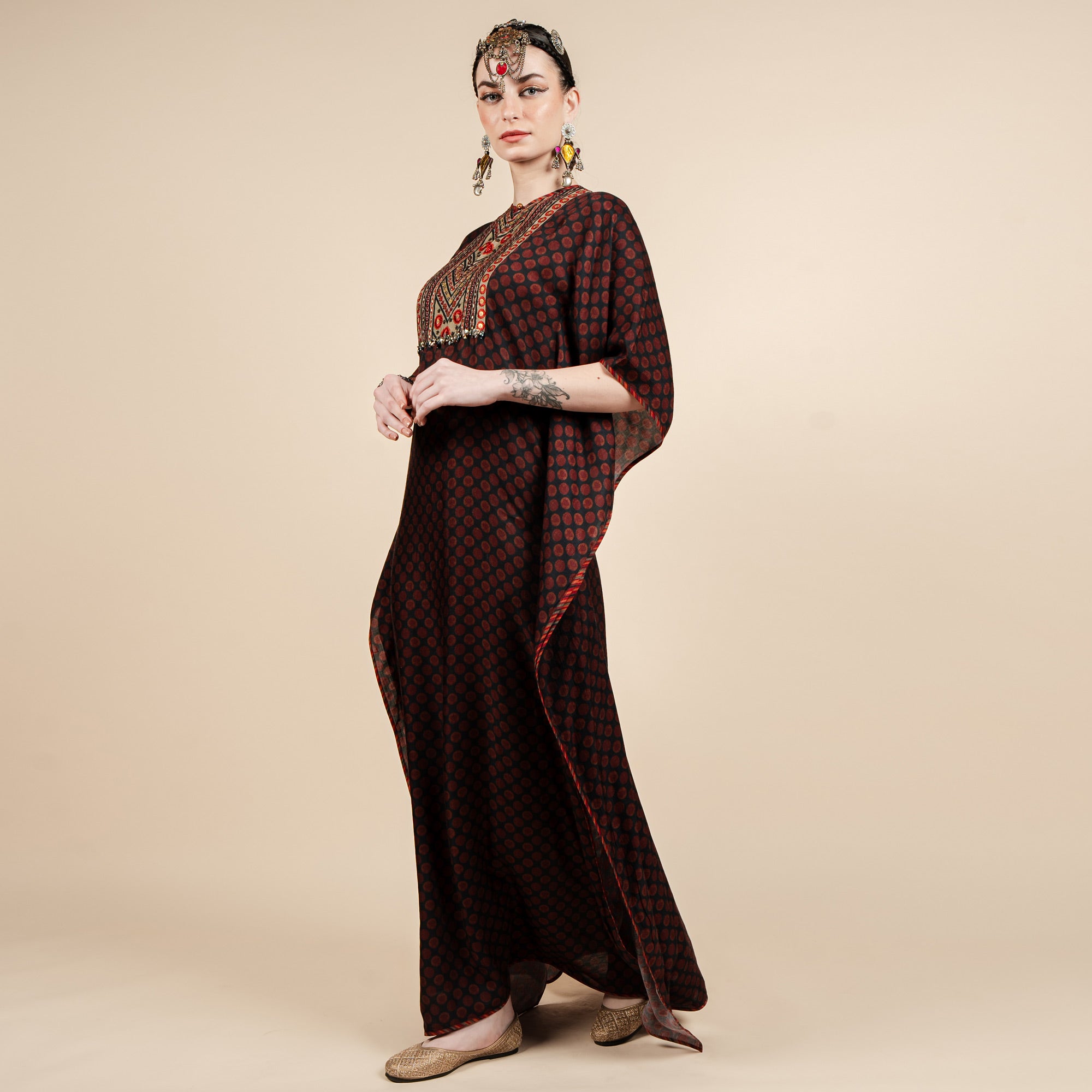 Ruby Red Kaftan | CHAR