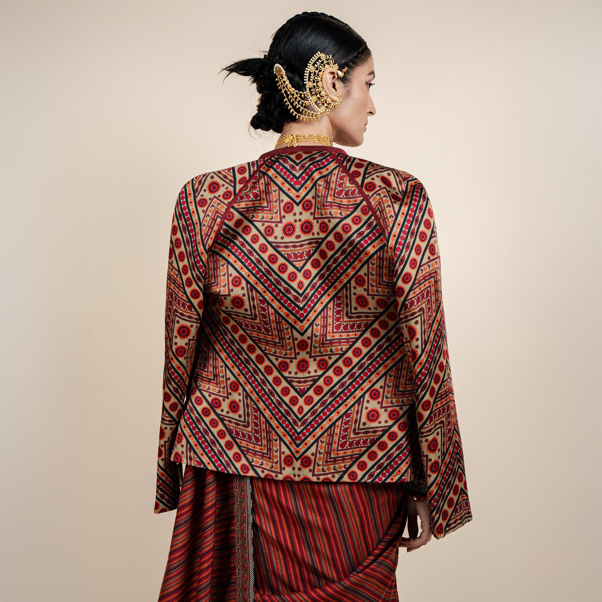 Rust Red Reversible IKA Jacket | CHAR