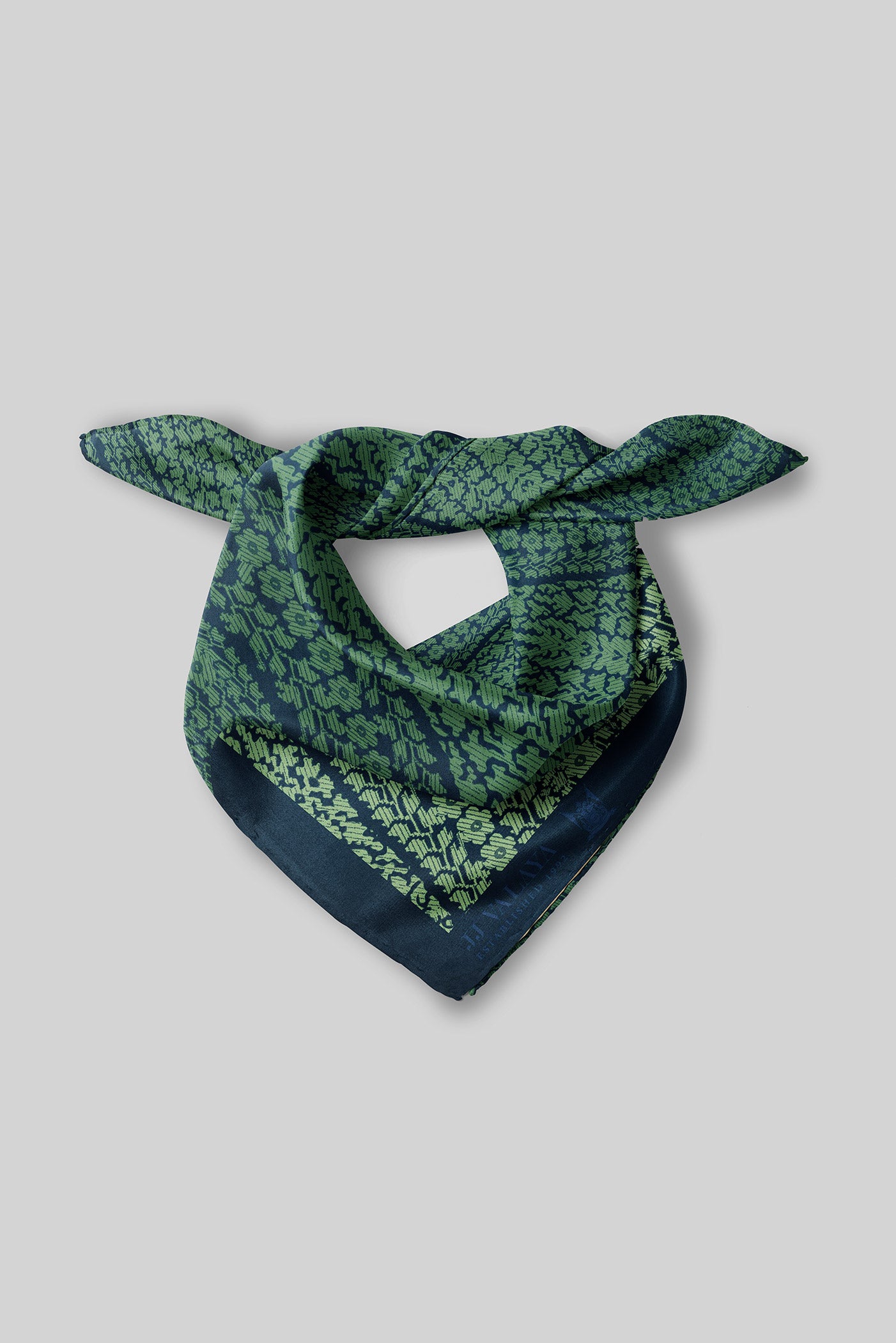 Emerald Green Ombre Printed Scarf