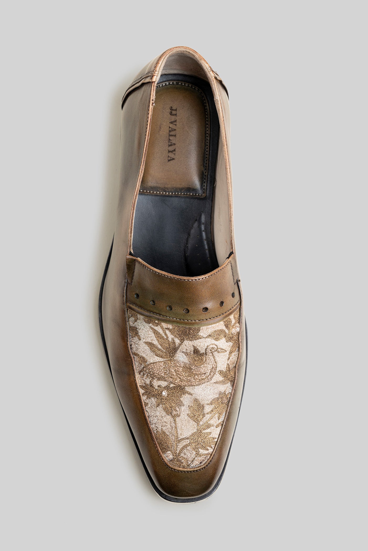 Sepia Brown - Ivory Loafers