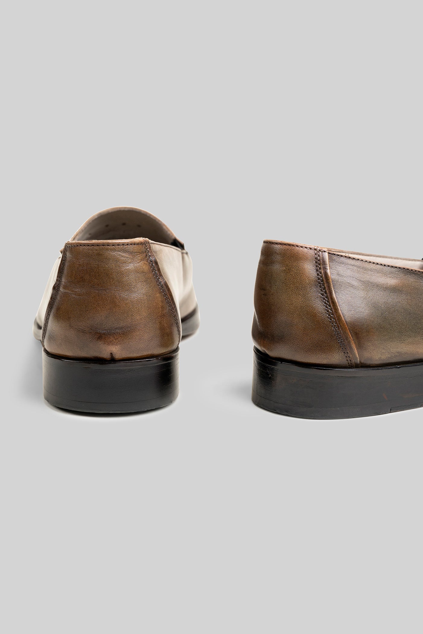 Sepia Brown - Ivory Loafers