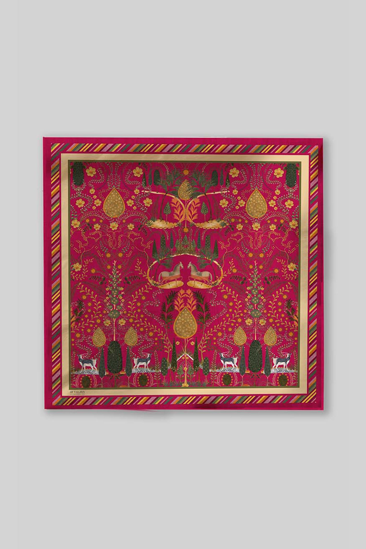 Rose Red Pocket Square