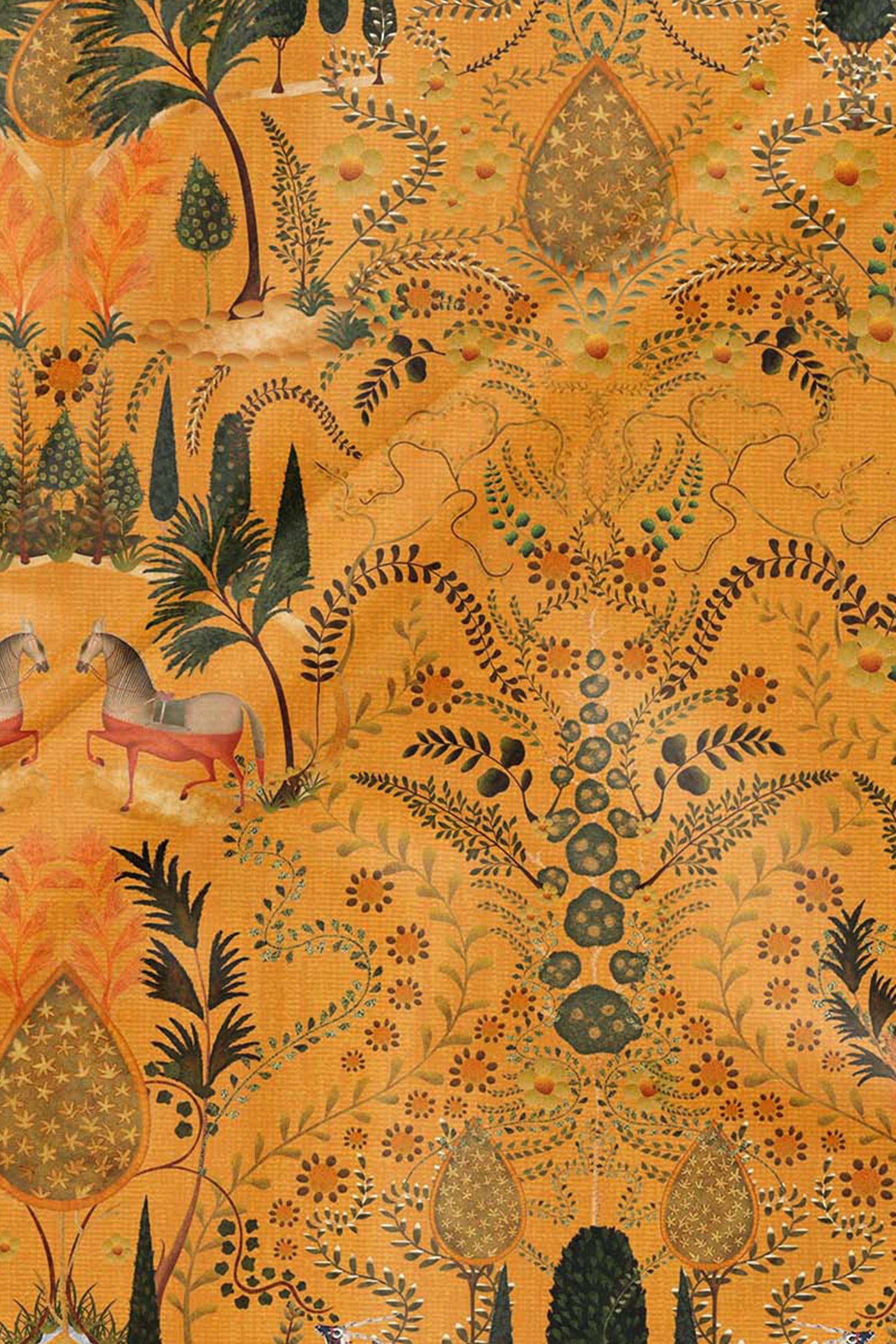 Amber Yellow Pocket Square